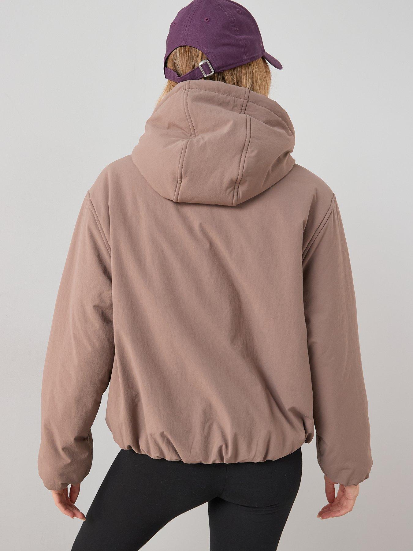 Image 2 of 6 of The Very Collection Fleece Lined Hooded Jacket - Beige