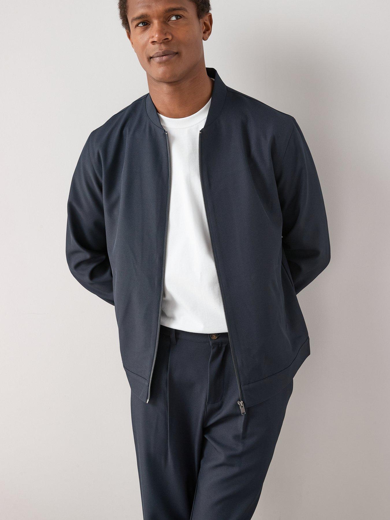Image 4 of 7 of The Very Collection Smart Pleated Trousers - Navy