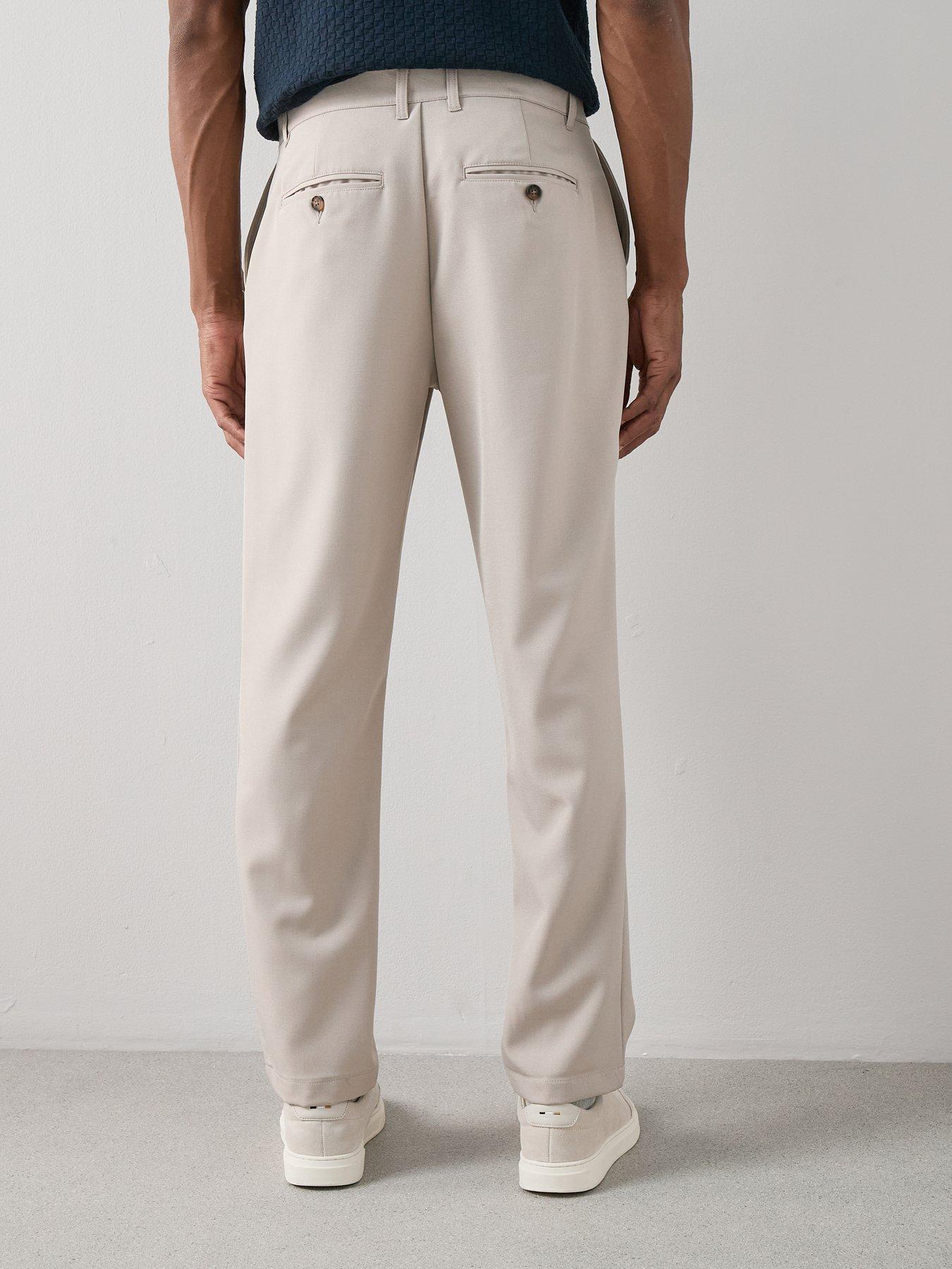 Image 2 of 6 of The Very Collection Smart Pleated Trousers - Stone