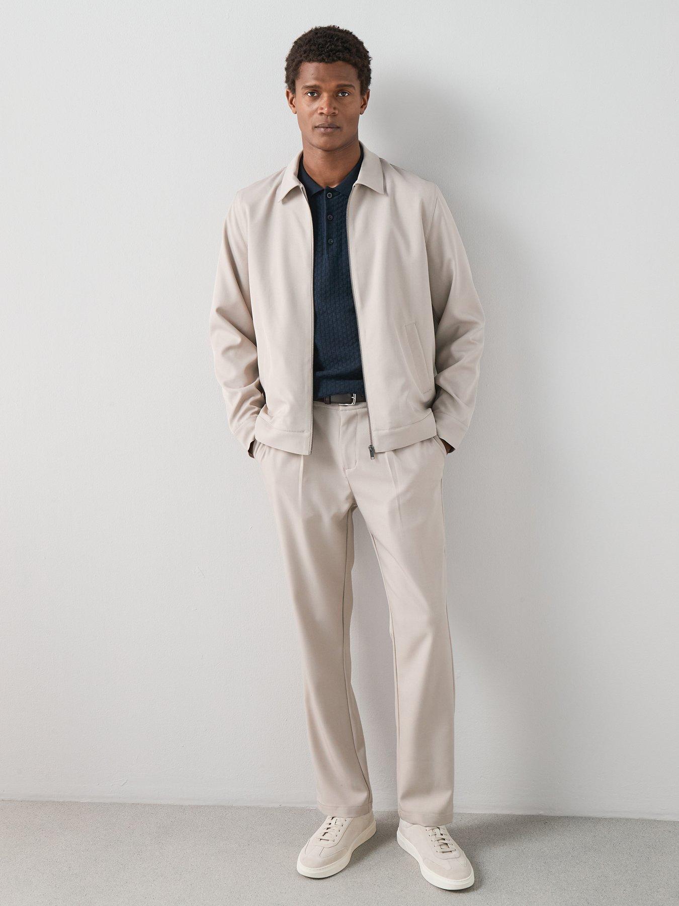 Image 5 of 6 of The Very Collection Smart Pleated Trousers - Stone