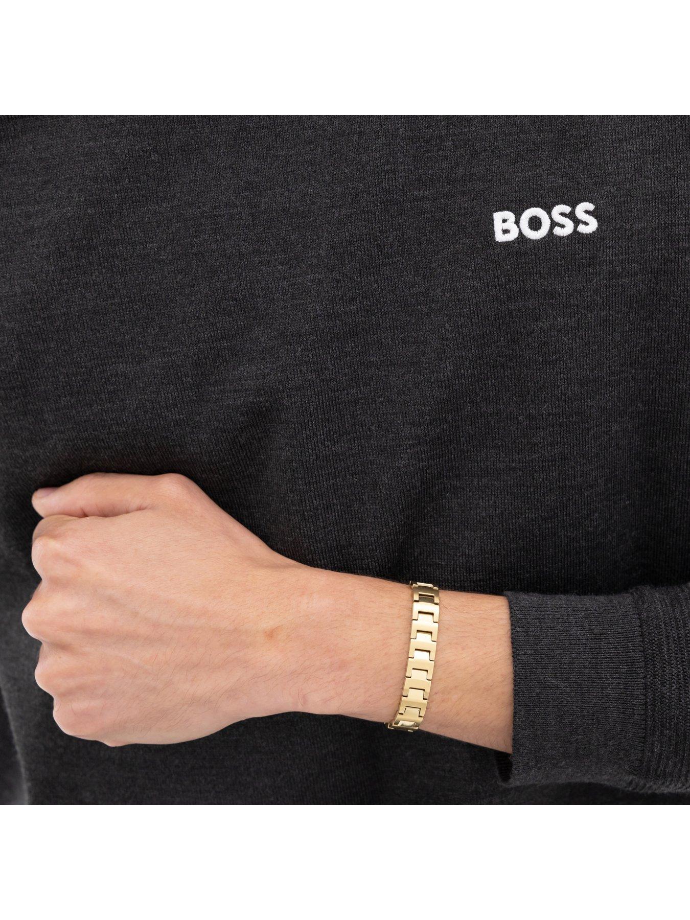Image 5 of 7 of BOSS Gents Ipcandor Bracelet - Gold