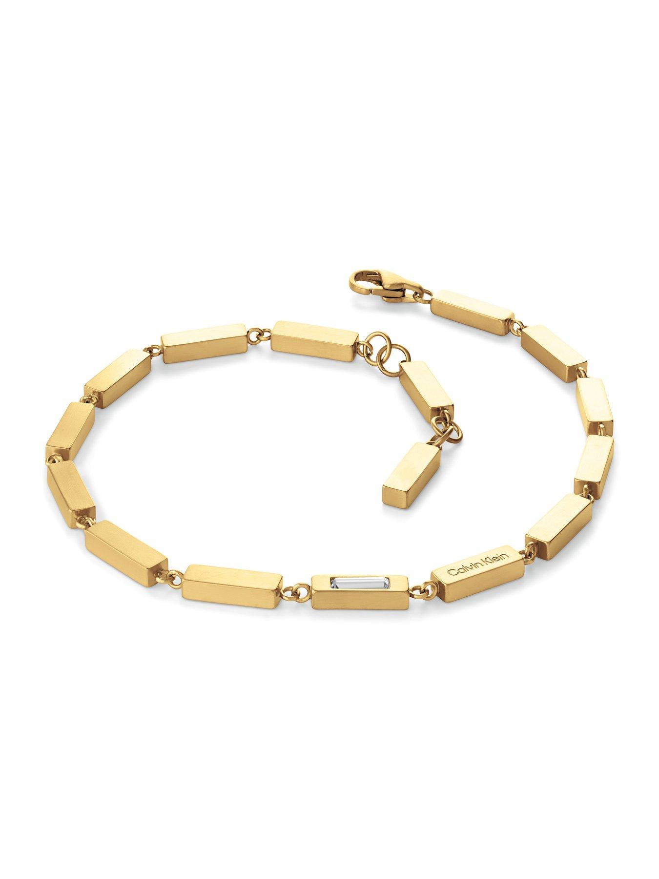 Image 2 of 3 of Calvin Klein Calvin Klein's Men's CK Essential Links Gold Plated Bracelet
