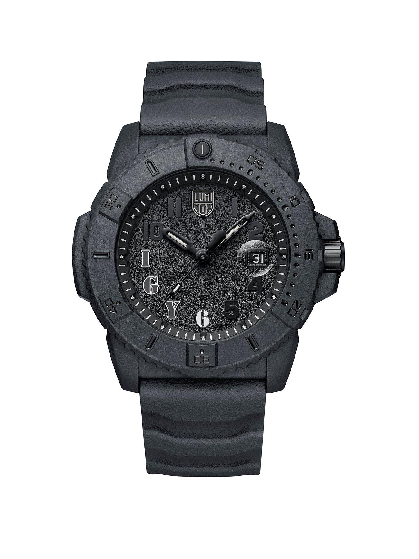 Luminox Mens Navy Seal Foundation 3600 Series "I Got Your 6" Limited Edition - Black