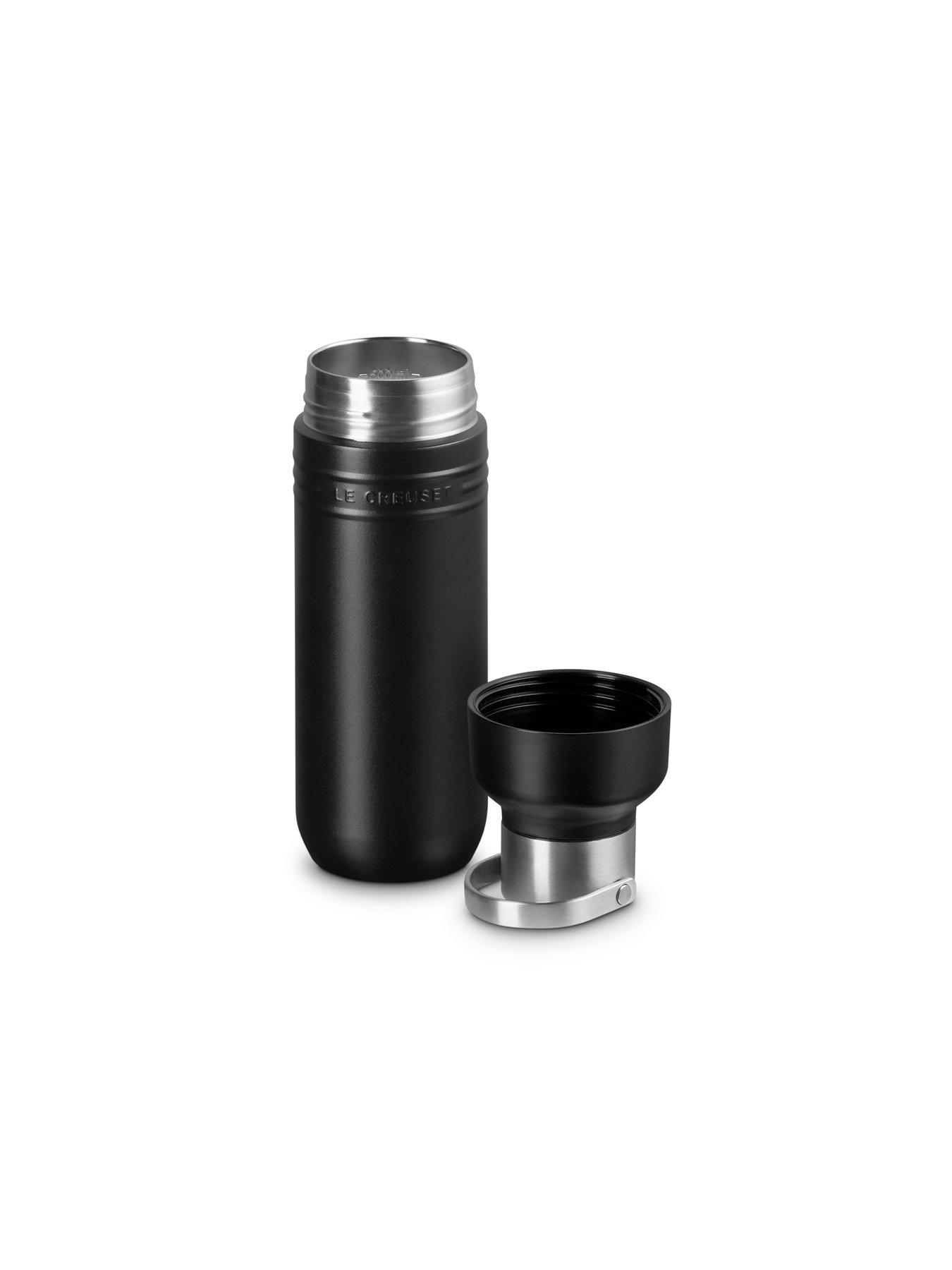 Image 4 of 7 of Le Creuset On The Go Bottle 500ml Satin Black