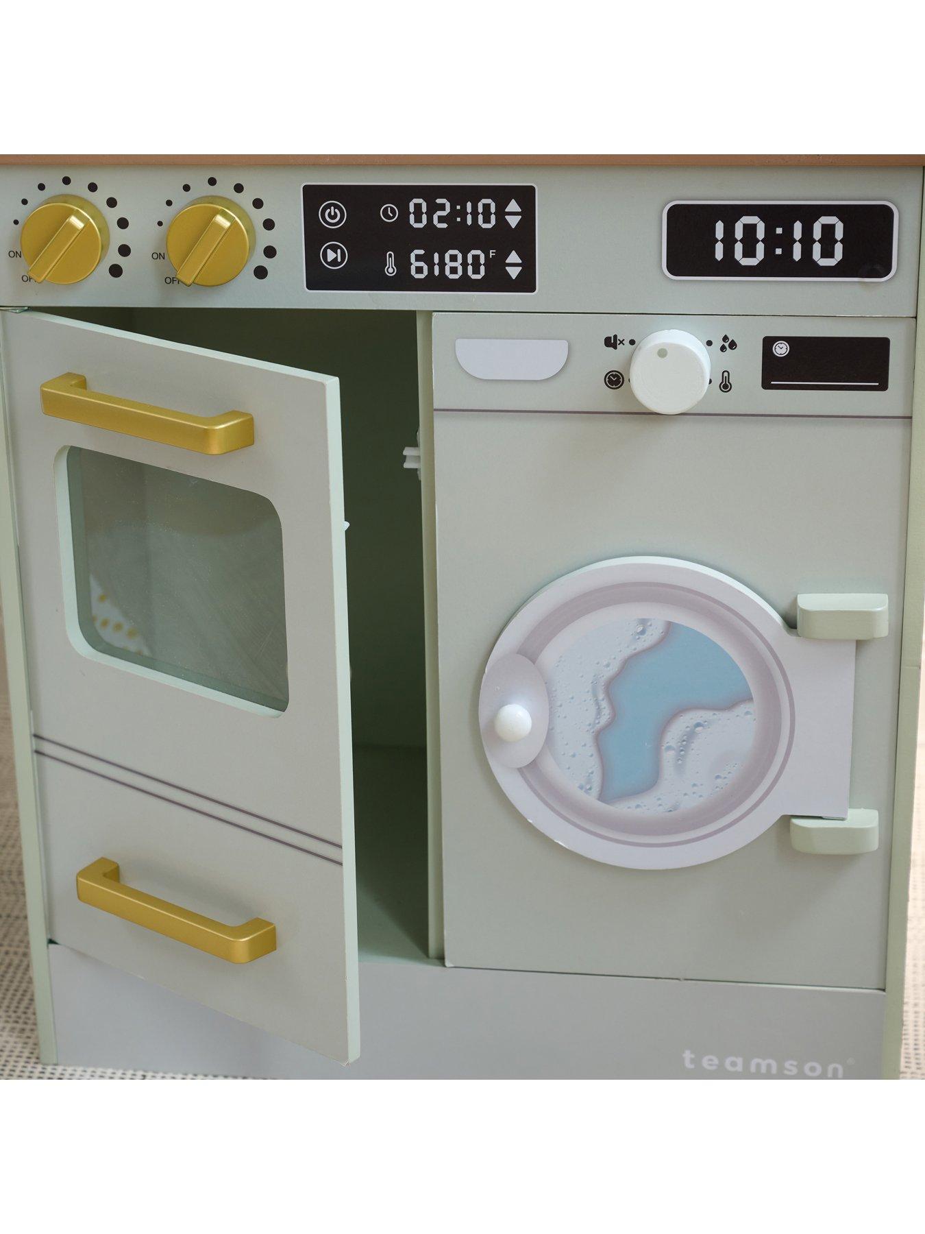 Image 6 of 8 of Teamson Kids Little Chef Lake Tahoe Small Kitchen - Green