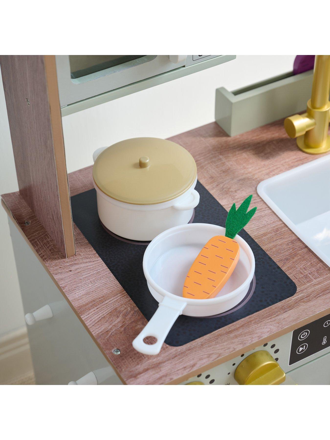 Image 7 of 8 of Teamson Kids Little Chef Lake Tahoe Small Kitchen - Green