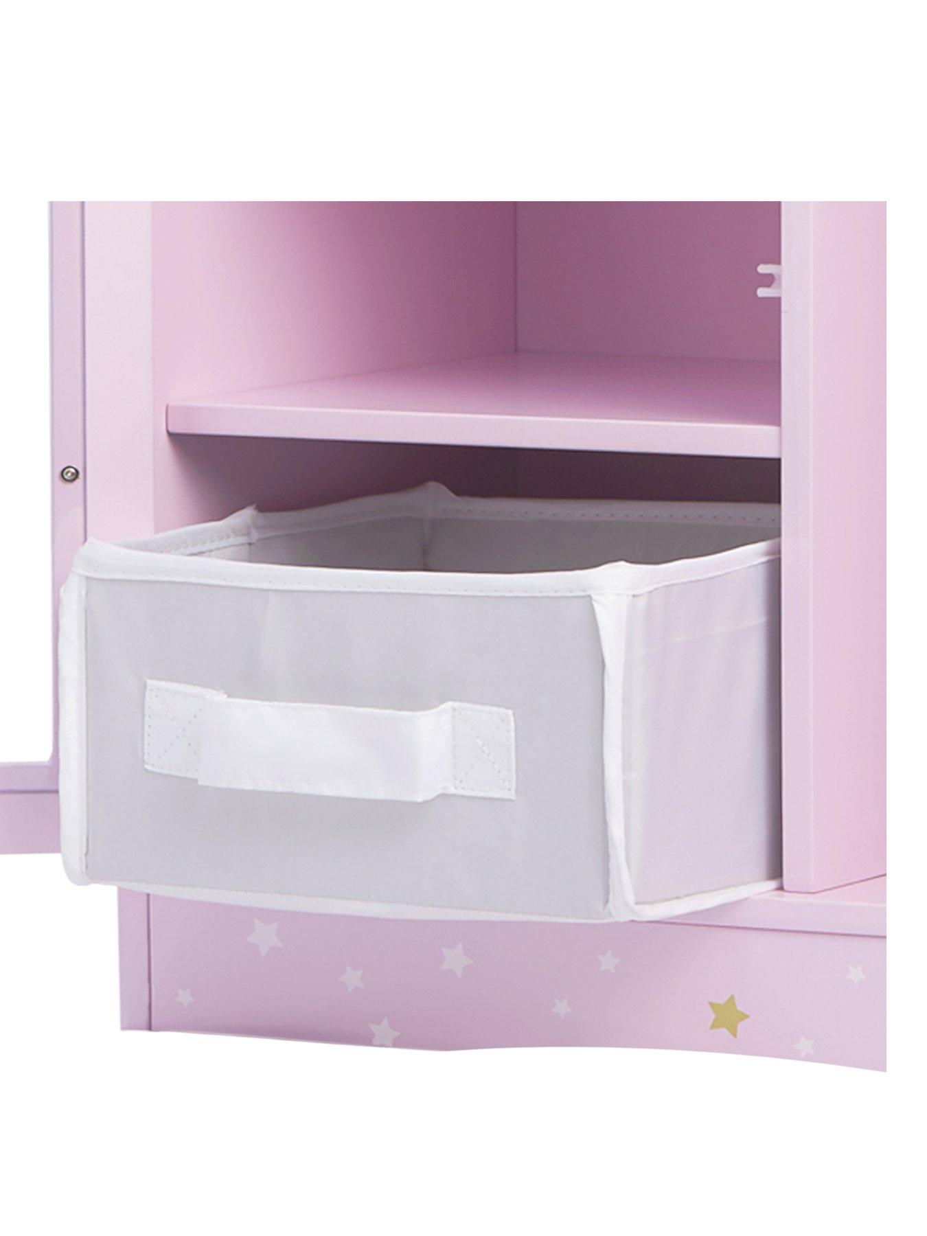 undefined Olivia's Little World - Twinkle Stars Princess 18" Doll Fancy Closet with 3 Hangers