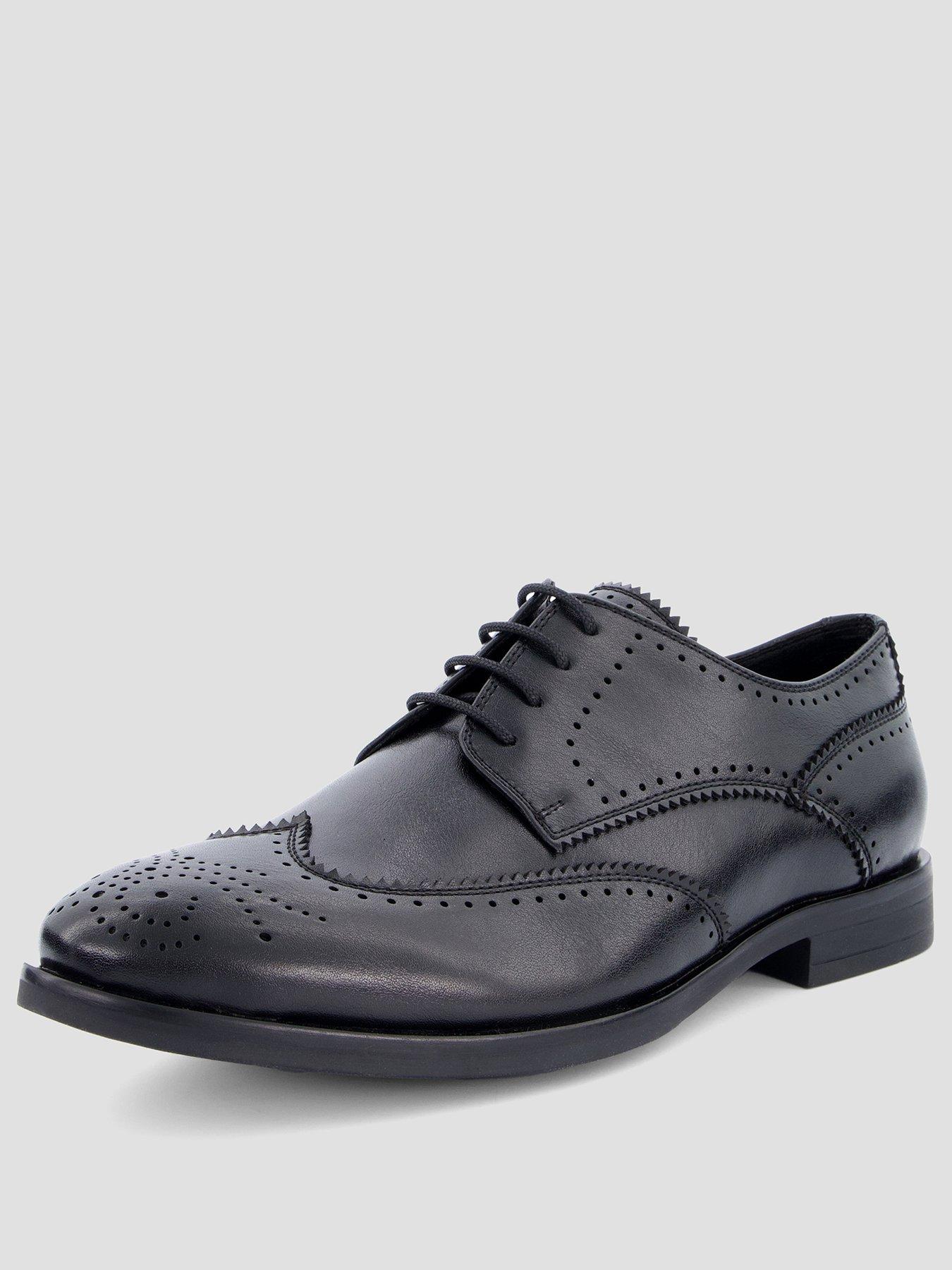Image 2 of 7 of The Very Collection Formal Lace Up Brogue Shoe - Standard Fit - Black