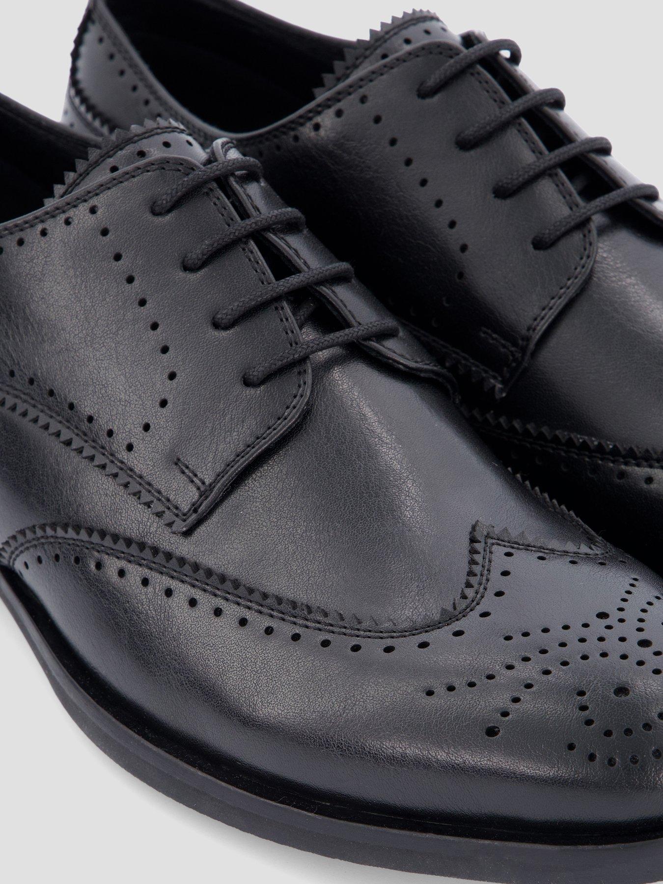 Image 5 of 7 of The Very Collection Formal Lace Up Brogue Shoe - Standard Fit - Black