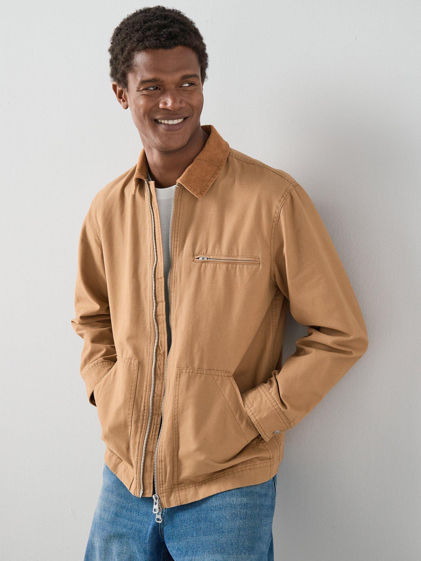 The Very Collection Corduroy Collared Jacket - Brown
