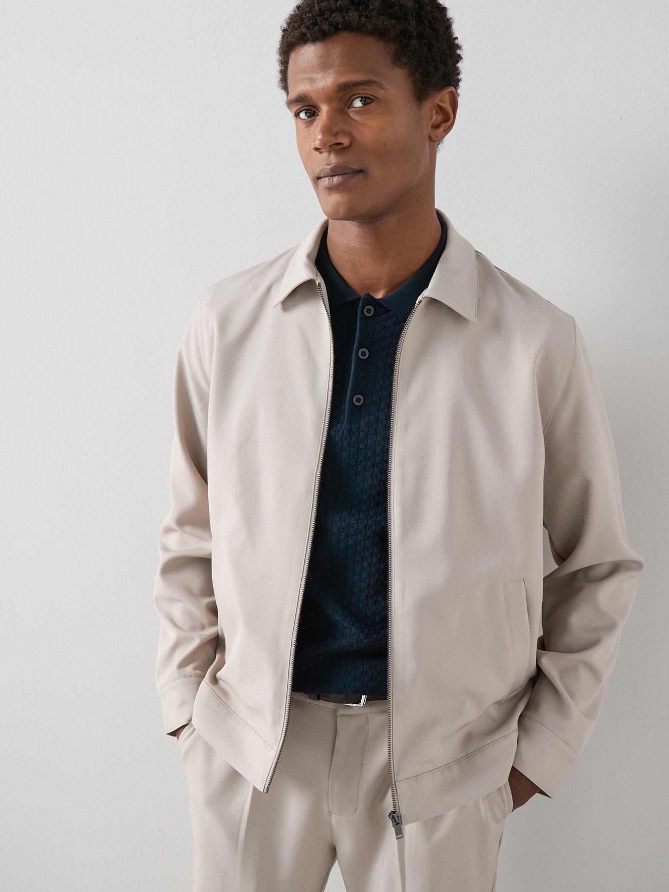The Very Collection Formal Collared Jacket - Stone