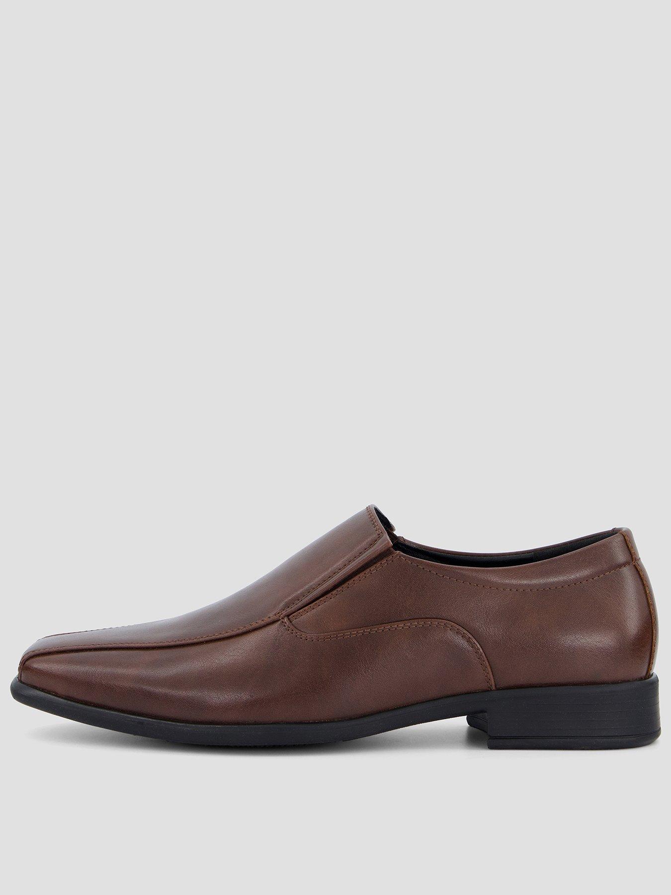The Very Collection Formal Slip On Shoe - Wide Fit - Brown