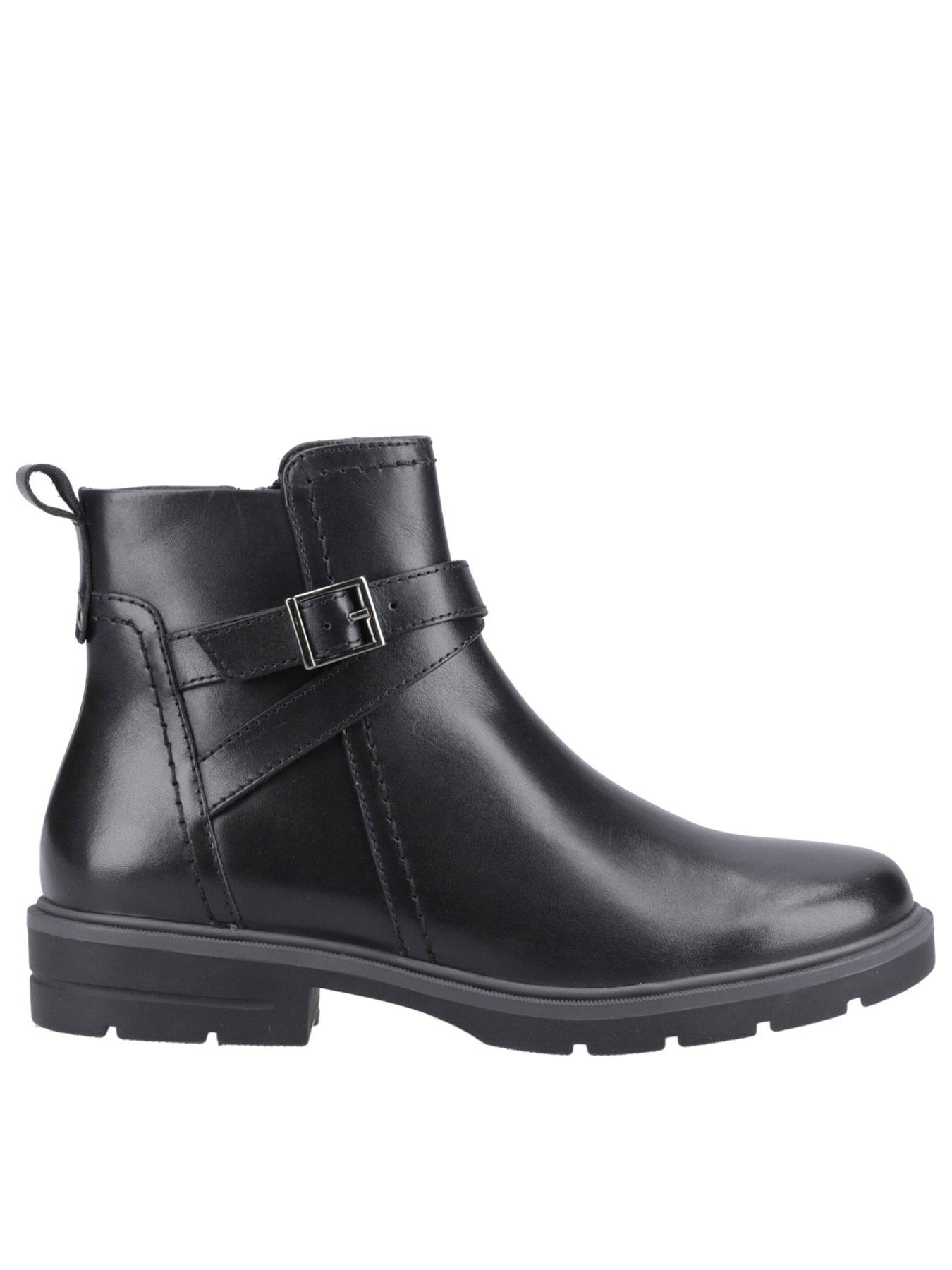 Hush Puppies Women's Tove Buckle Boot in Black | Size: 4 - Image 3