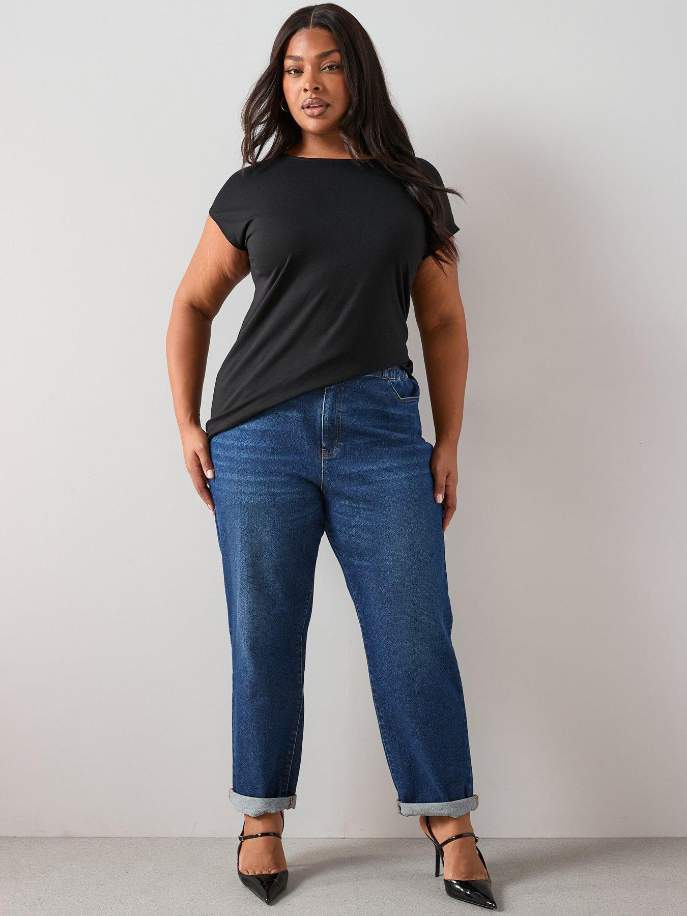 Image 5 of 7 of The Very Collection Curve 2 Pack Longline T-shirt - Multi