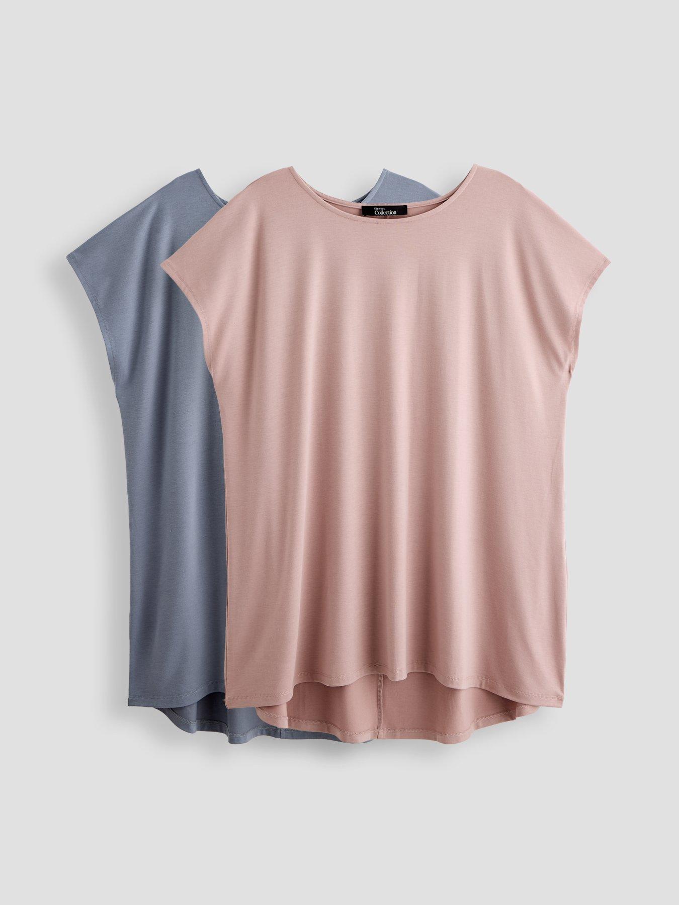 The Very Collection Curve 2 Pack Longline T-shirt