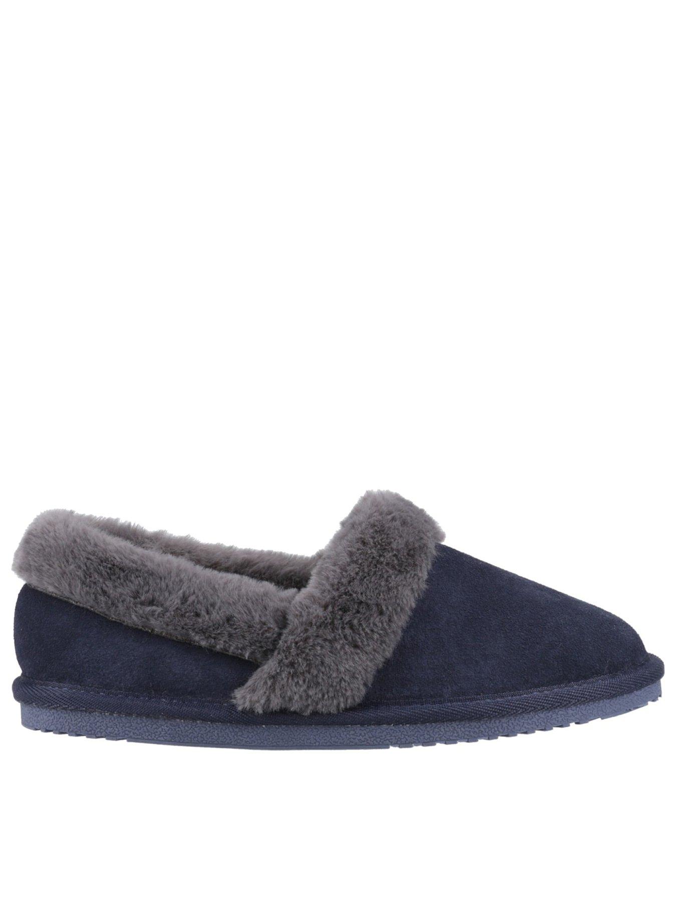 Hush Puppies Ariel Slipper, Navy, Size 5, Women