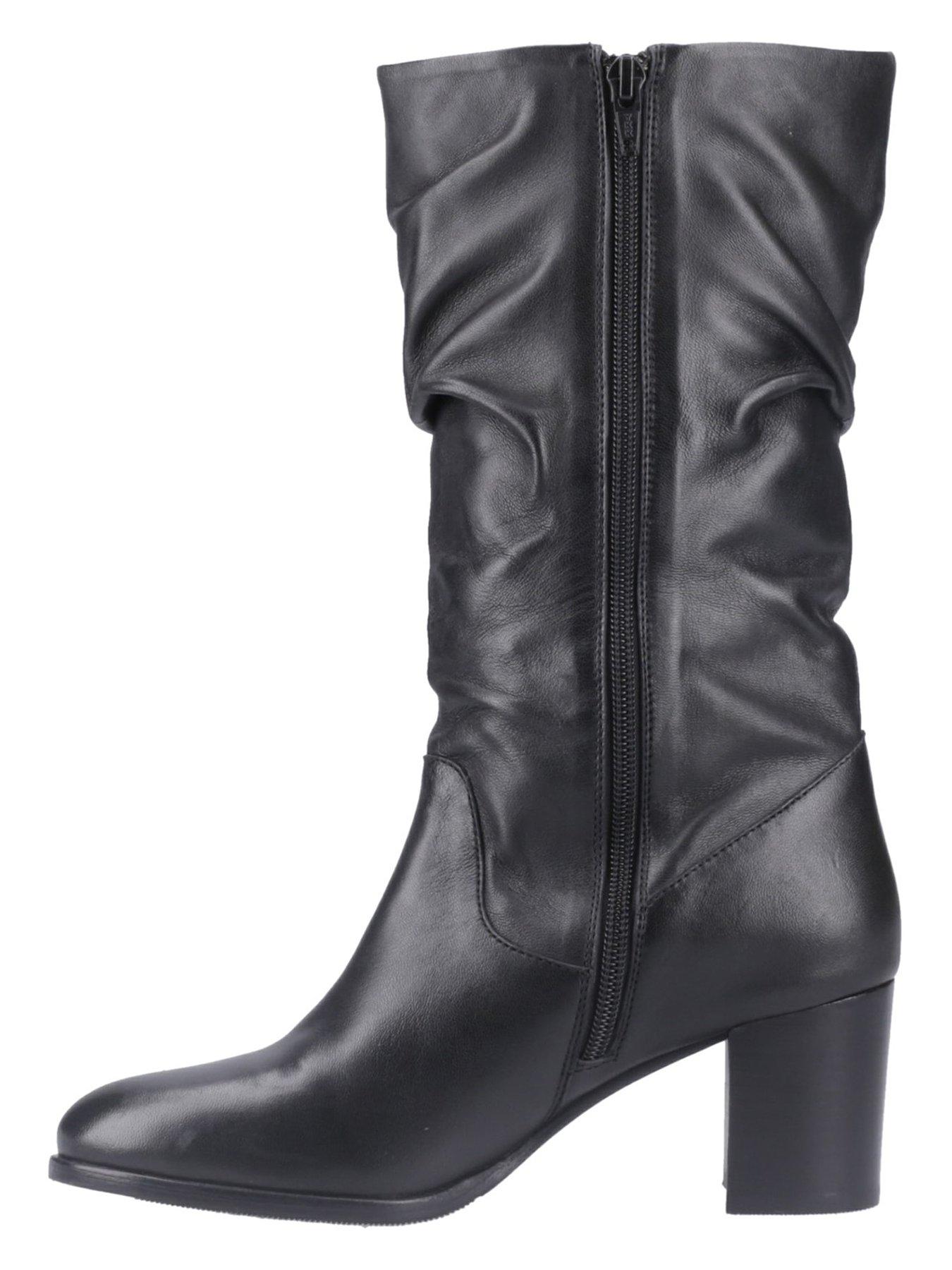 Image 4 of 5 of Hush Puppies Cosima Leather Ruched Boot