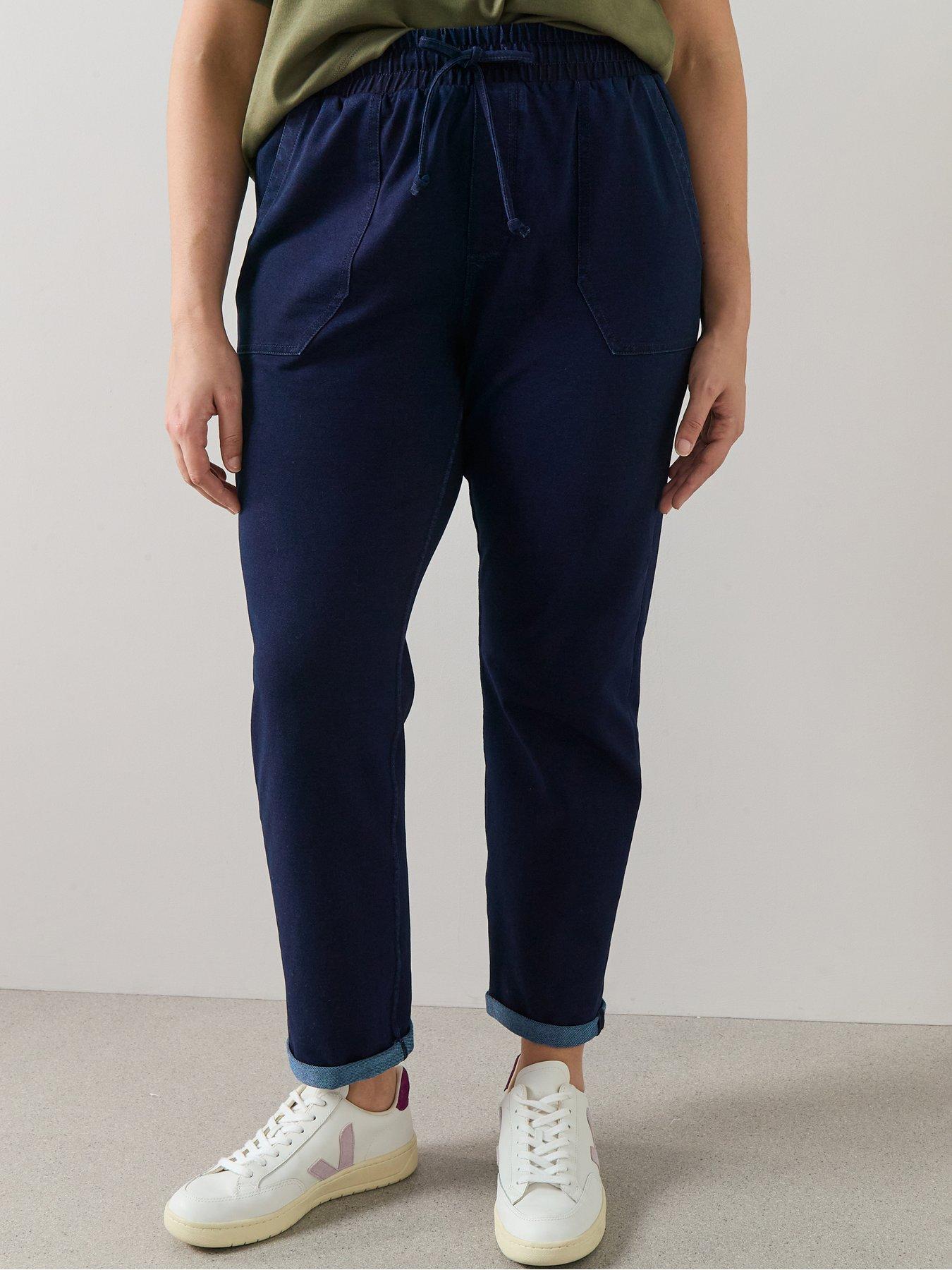 The Very Collection Curve Stretch Comfort Straight Leg Jean - Dark Wash