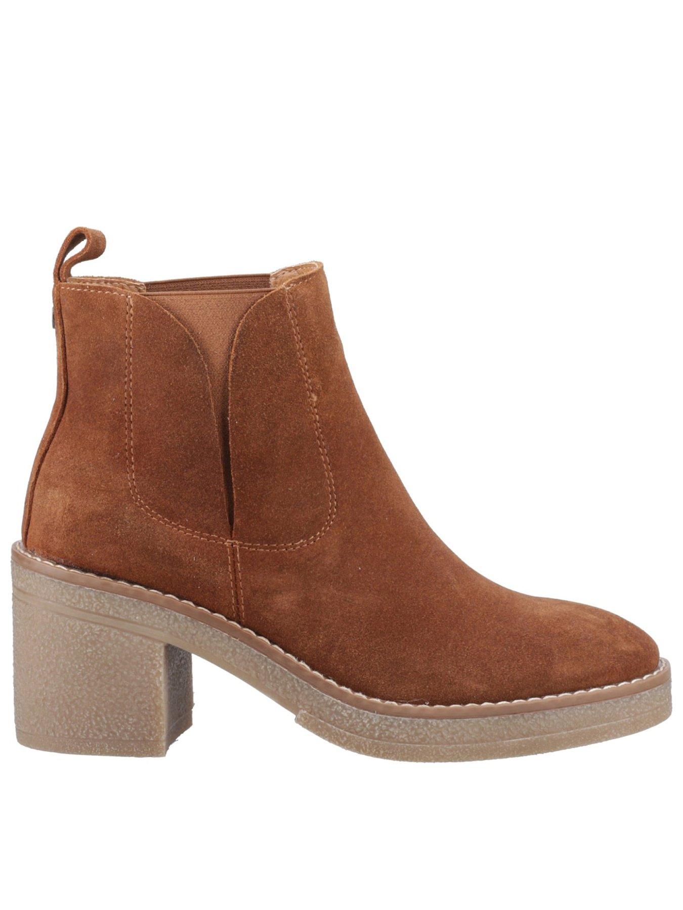 Hush Puppies Felicia Chelsea Boot, Brown, Size 7, Women