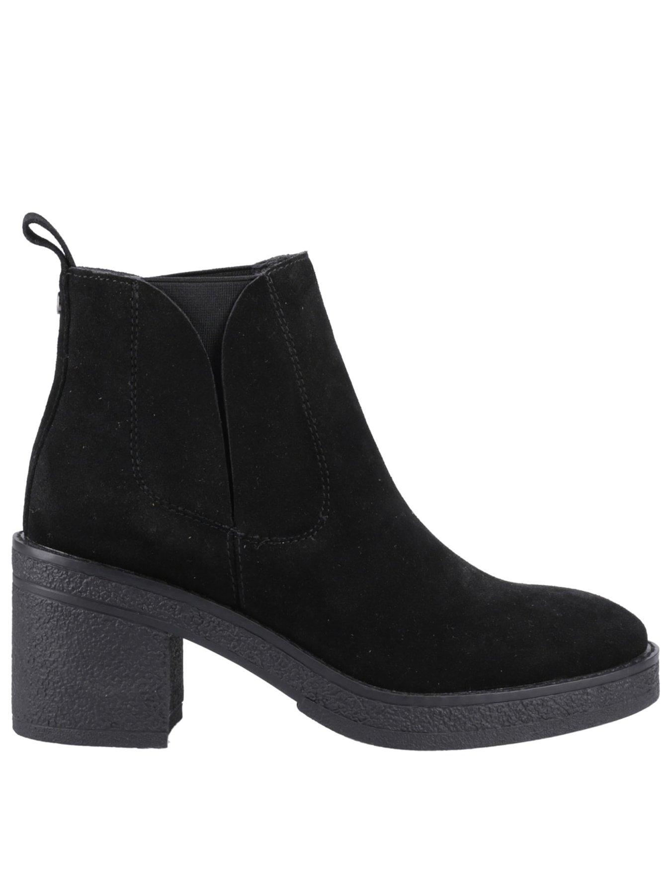 Hush Puppies Felicia Chelsea Boot, Black, Size 8, Women
