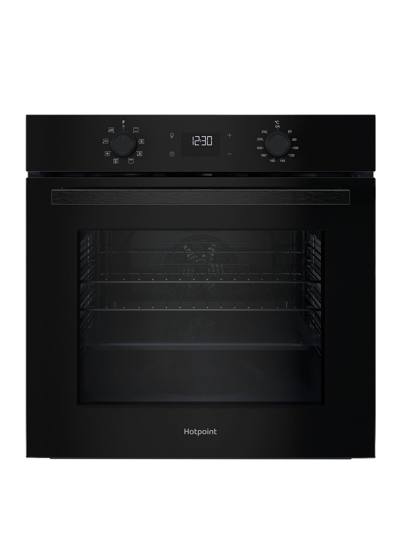 Hotpoint Class 2 Multiflow HO 455C B UK Single Electric Fan Oven - Black
