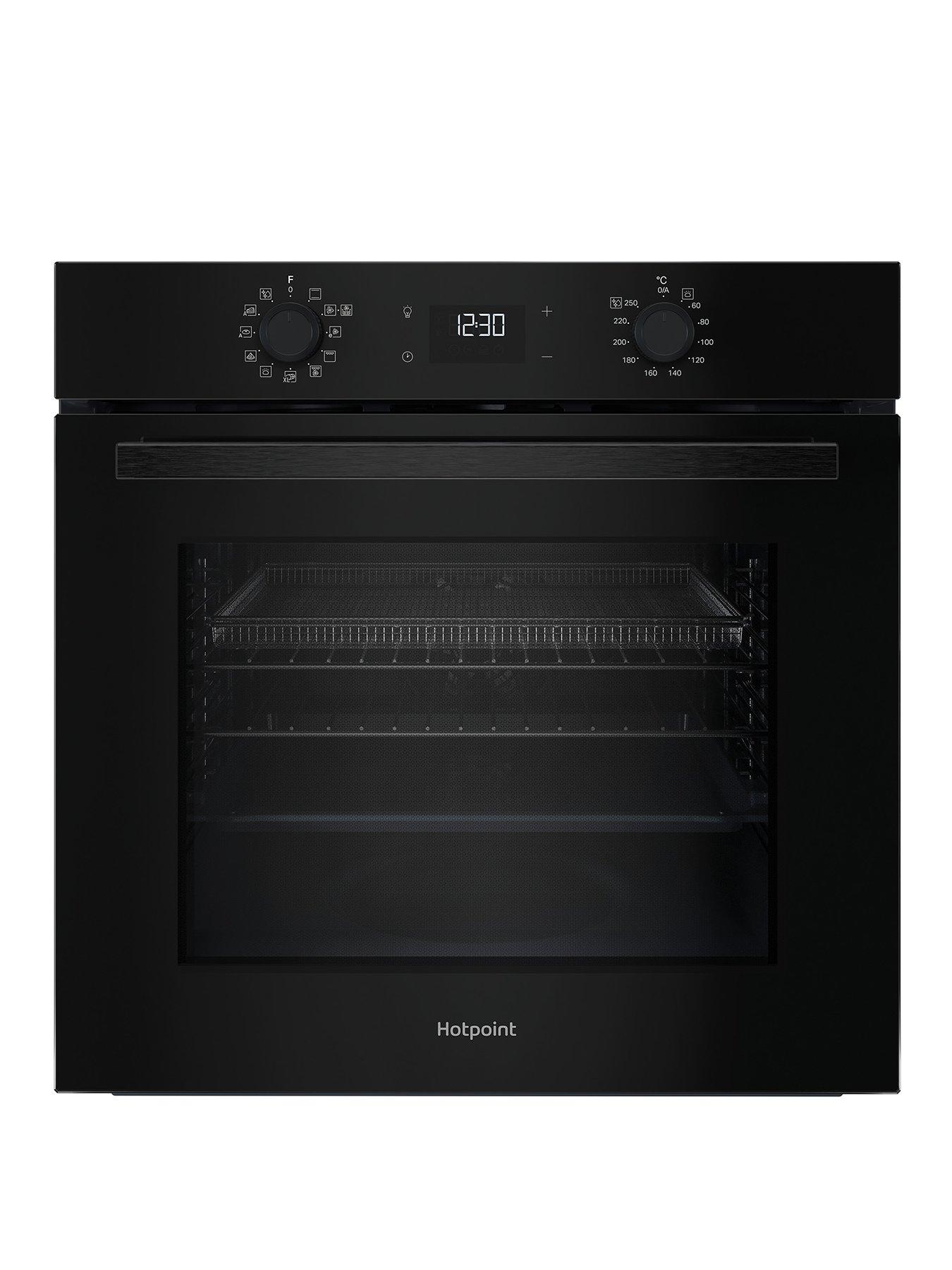Hotpoint Class 2 Multiflow HO 458HF B UK Single Electric Fan Oven with Air Fry - Black