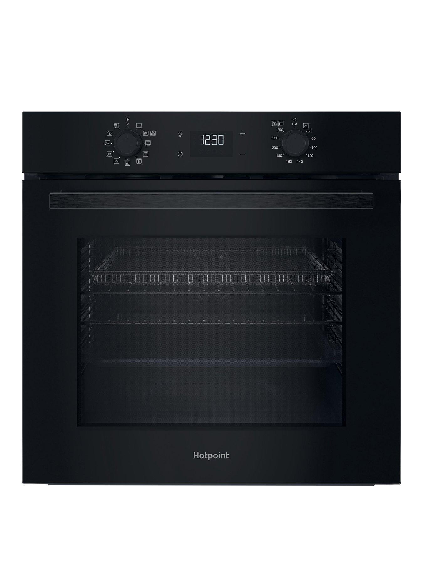undefined Hotpoint Class 2 Multiflow HO 458CF B UK Single Electric Fan Oven with Air Fry - Black