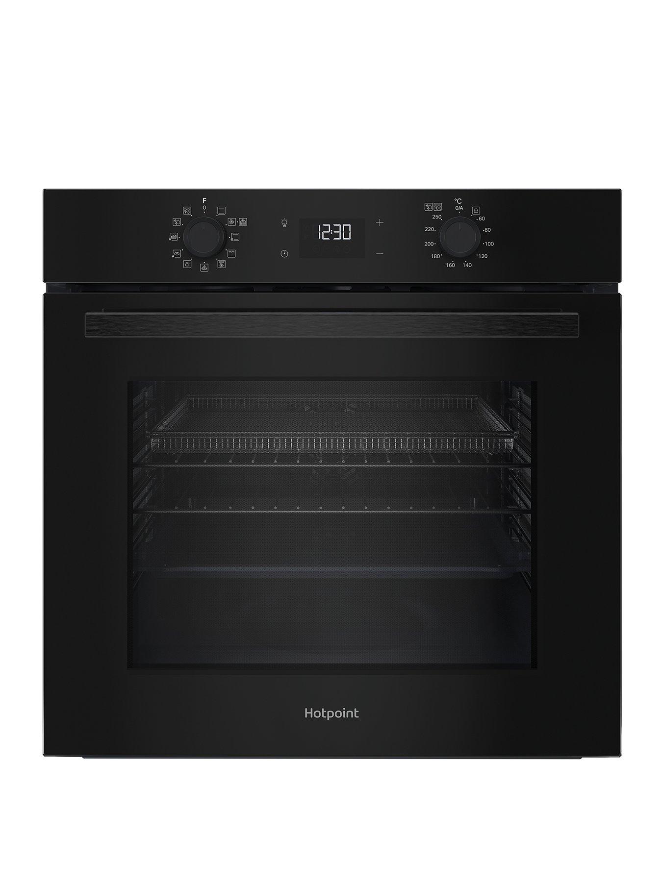 Image 1 of 7 of Hotpoint Class 2 Multiflow HO 458CF B UK Single Electric Fan Oven with Air Fry - Black