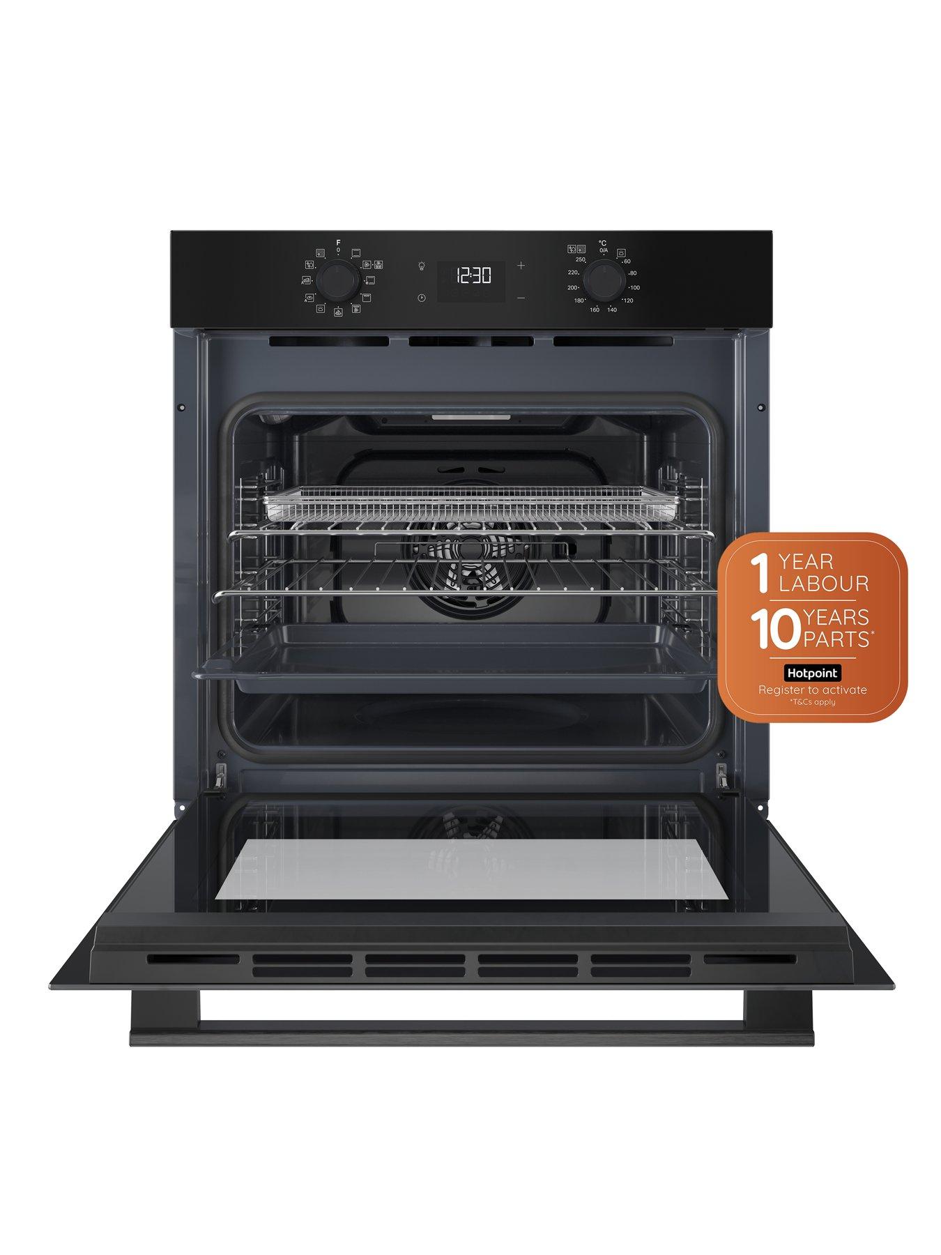 Image 2 of 7 of Hotpoint Class 2 Multiflow HO 458CF B UK Single Electric Fan Oven with Air Fry - Black