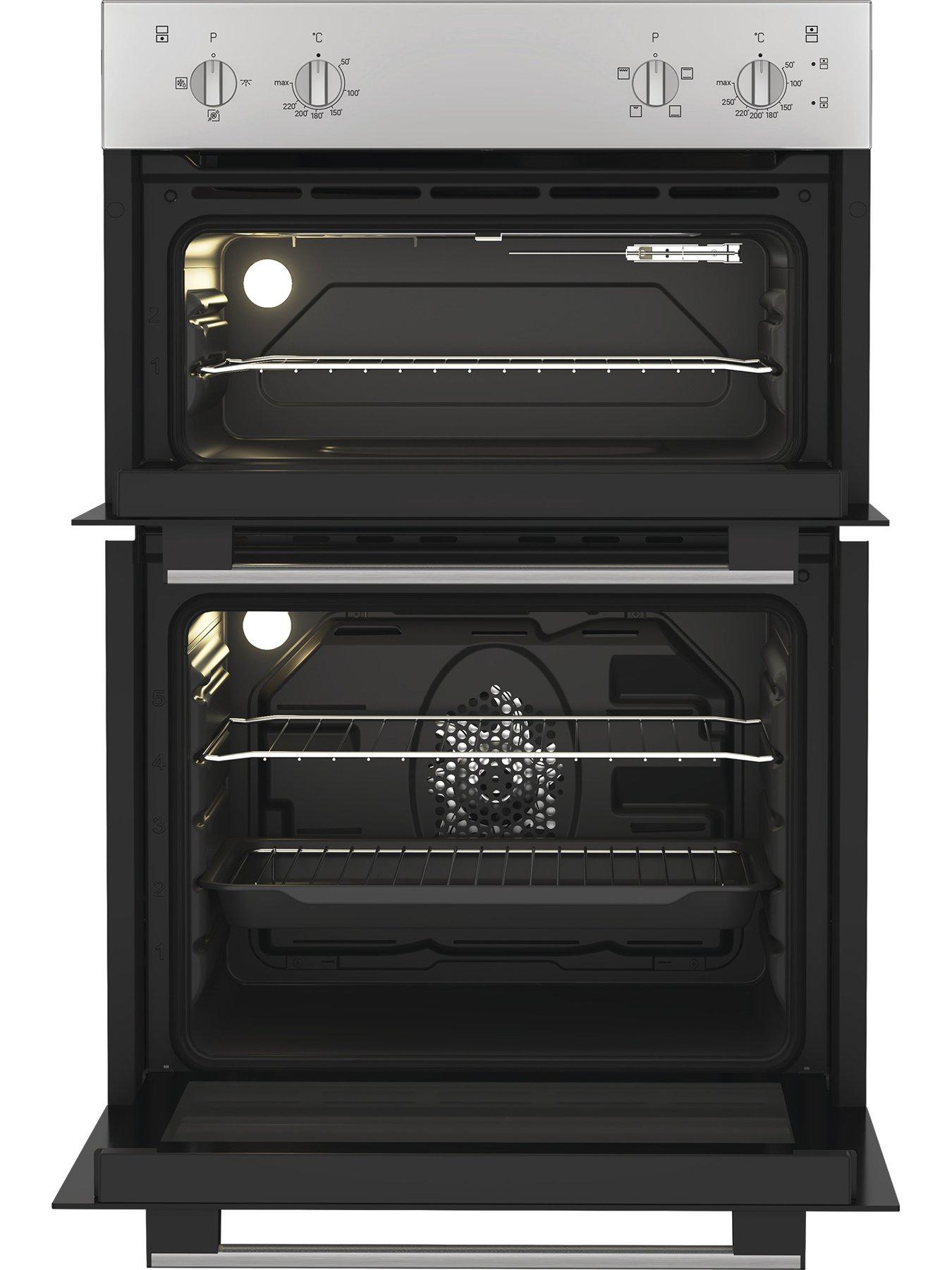 Image 2 of 7 of Indesit DII 10N S Electric Fan Double Oven - Silver