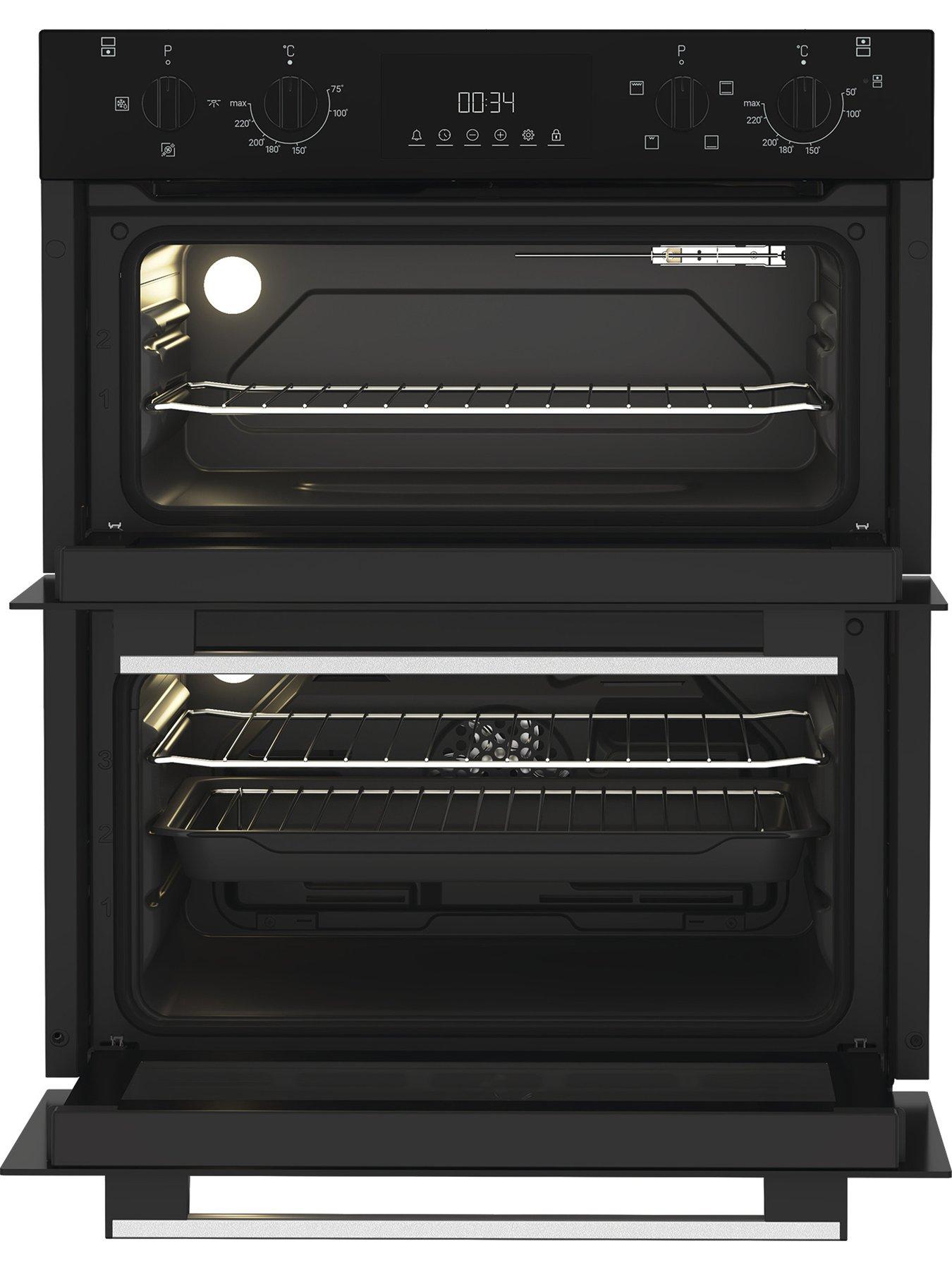 Image 2 of 7 of Indesit DUI 10D B Electric Fan Double Oven - Black