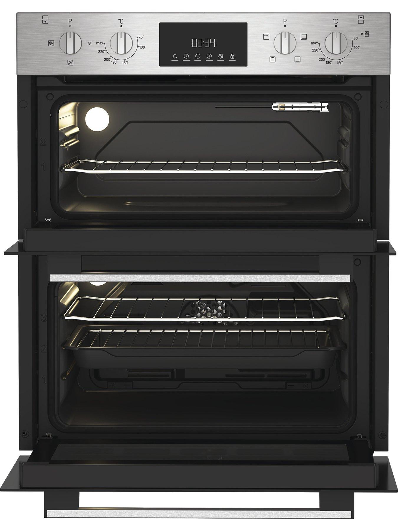 Image 2 of 7 of Indesit DUI 10D IX Electric Fan Double Oven - Stainless Steel