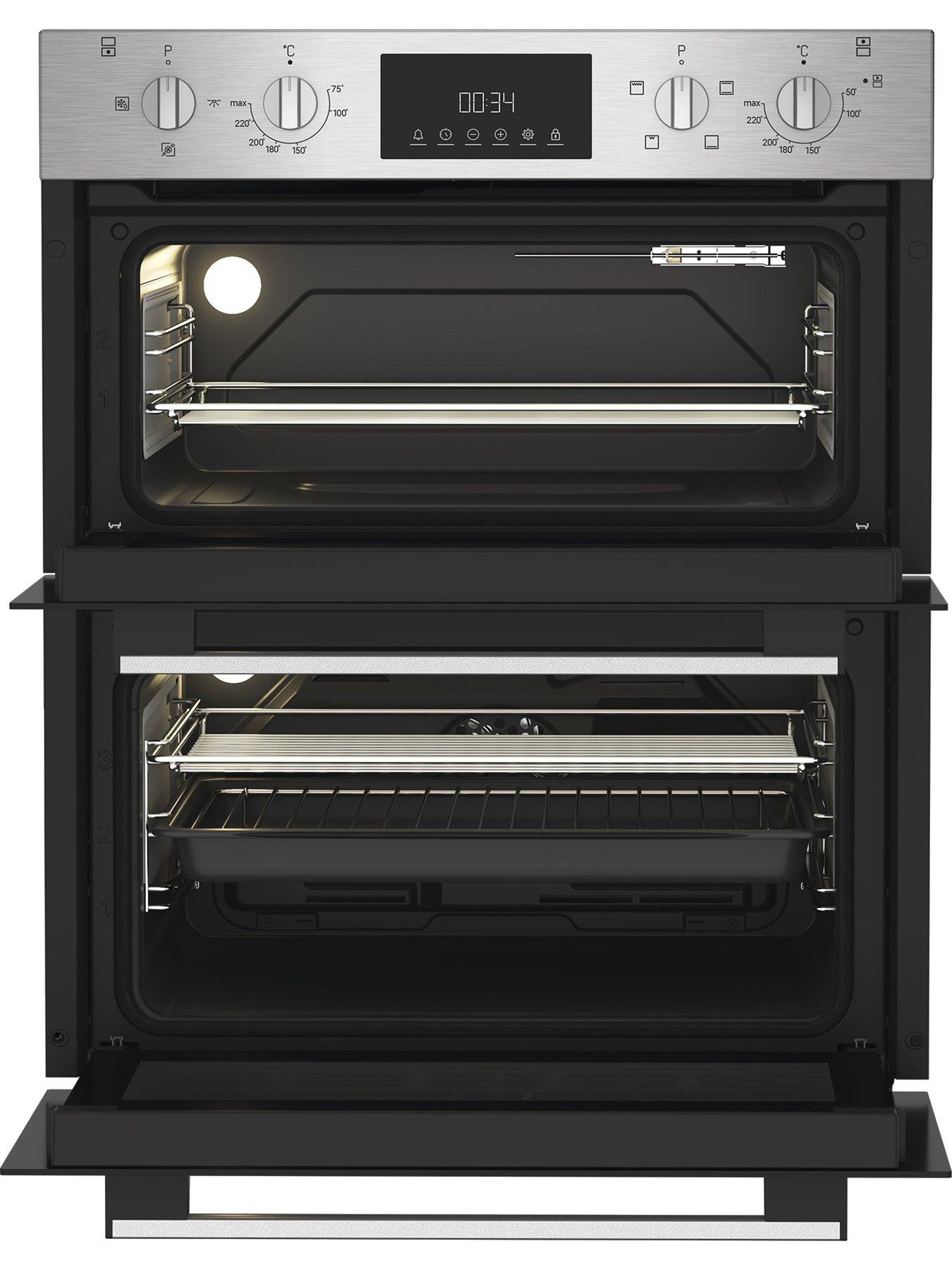 Image 2 of 7 of Indesit DUI 12D IX Electric Fan Double Oven - Stainless Steel