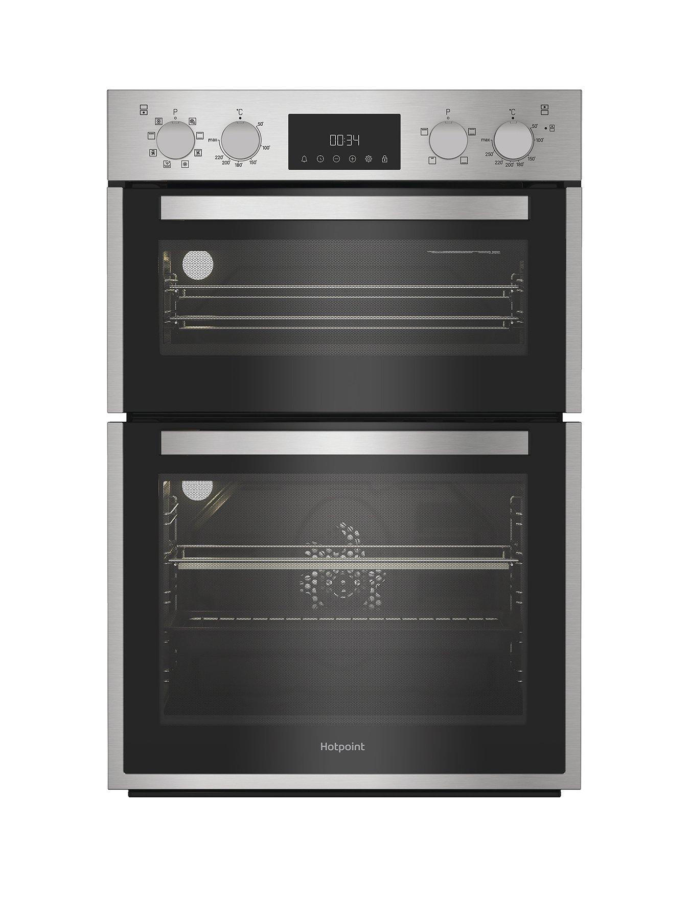 Hotpoint DIH 82D IX Electric Fan Double Oven - Stainless Steel