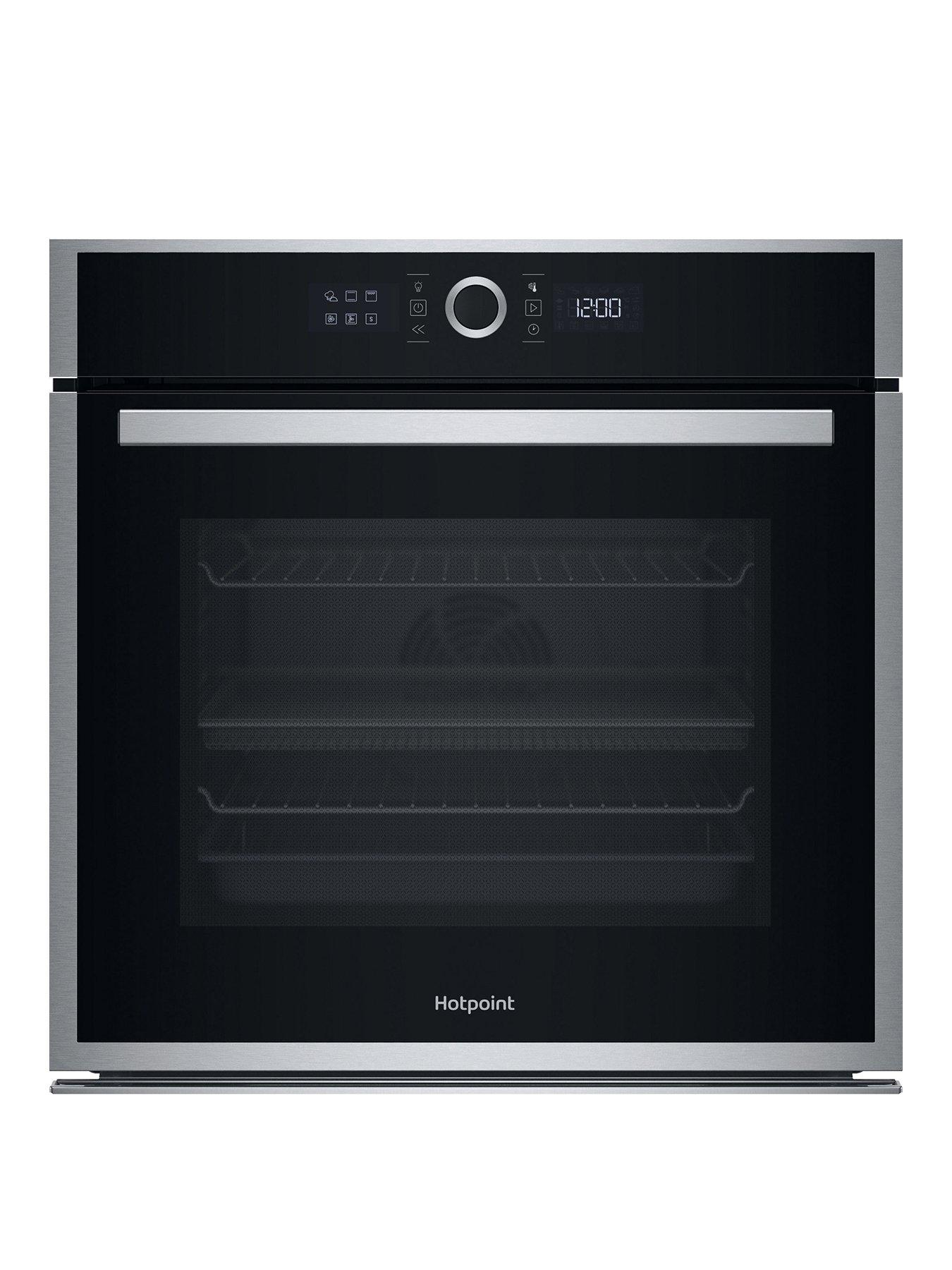 undefined Hotpoint Class 4 ActiveMultiflow HOIM4S8PM0XUK Electric Single Fan Oven with Air Fry and DualClean - Stainless Steel