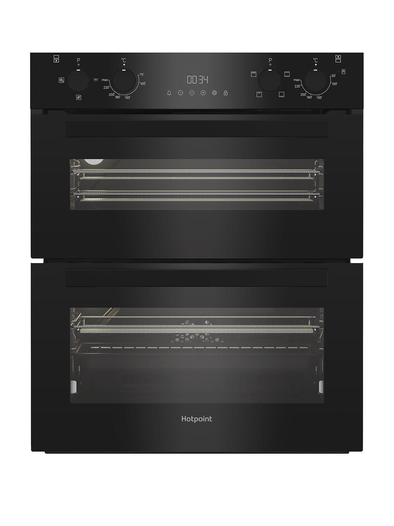 undefined Hotpoint DUH 12G1 B Electric Fan Double Oven - Black