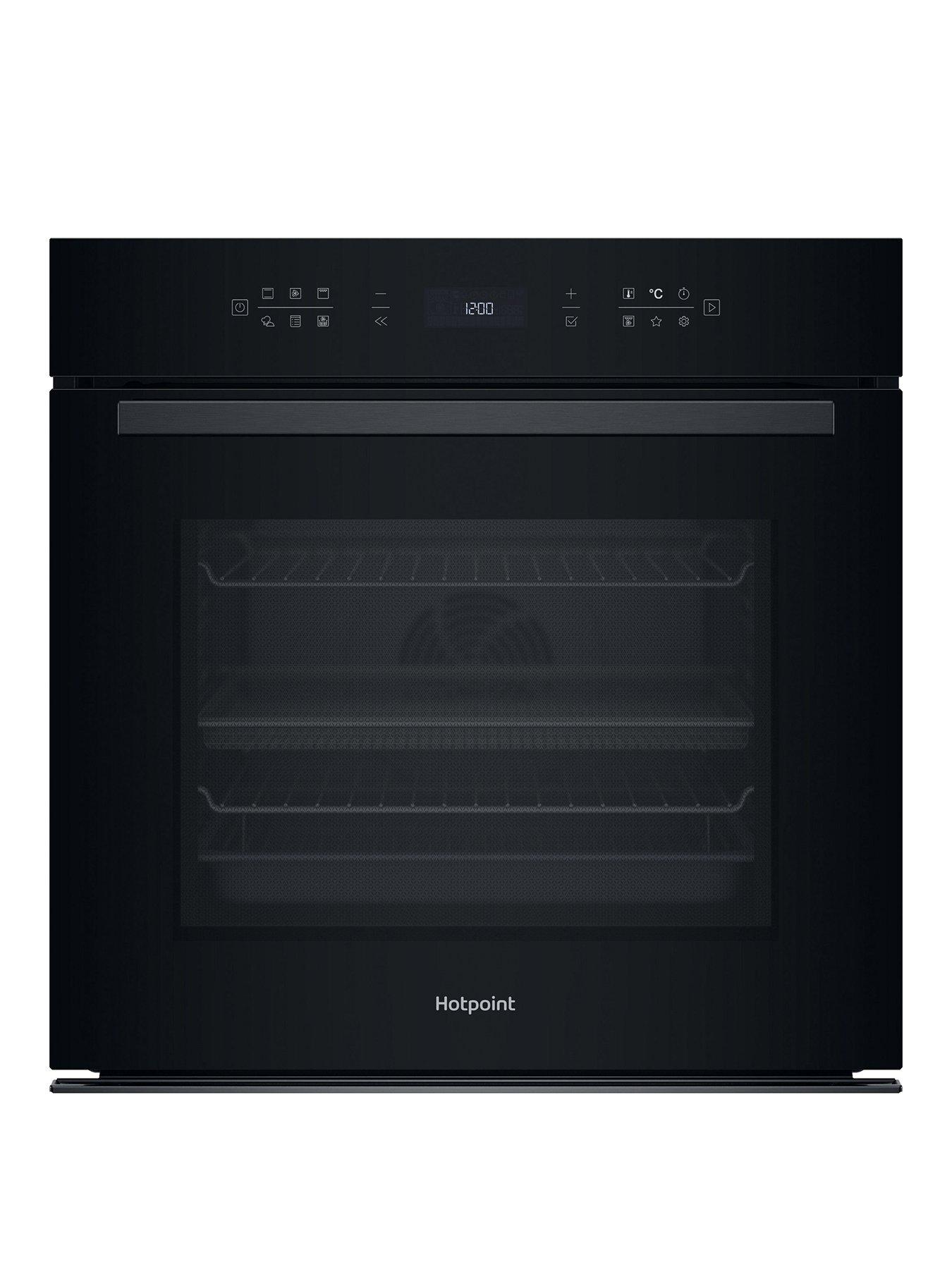 undefined Hotpoint Class 6 ActiveMultiflow HOI68CT0SBUK Electric Single Fan Oven with Air Fry and GentleSteam - Black