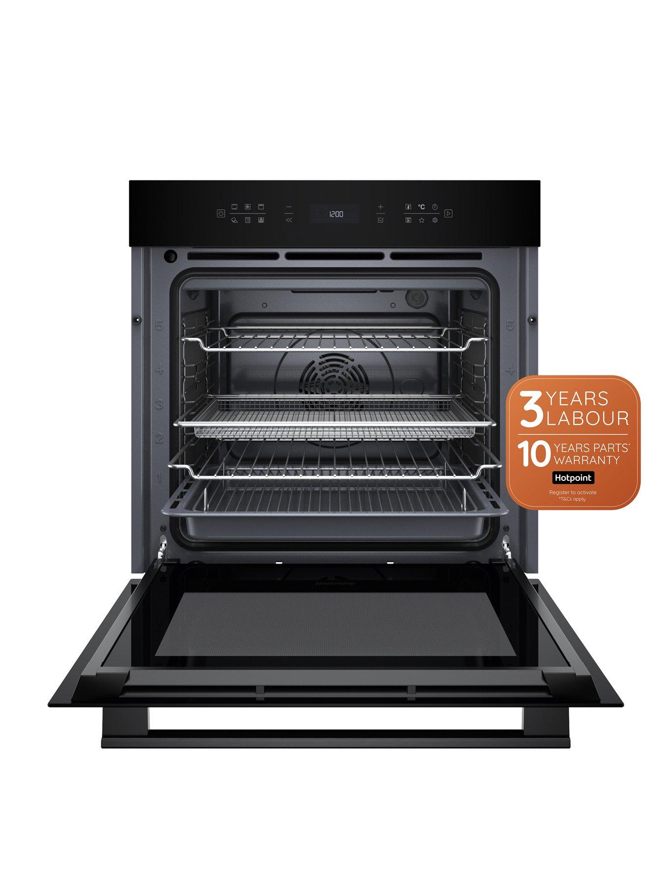 Image 2 of 7 of Hotpoint Class 6 ActiveMultiflow HOI68CT0SBUK Electric Single Fan Oven with Air Fry and GentleSteam - Black