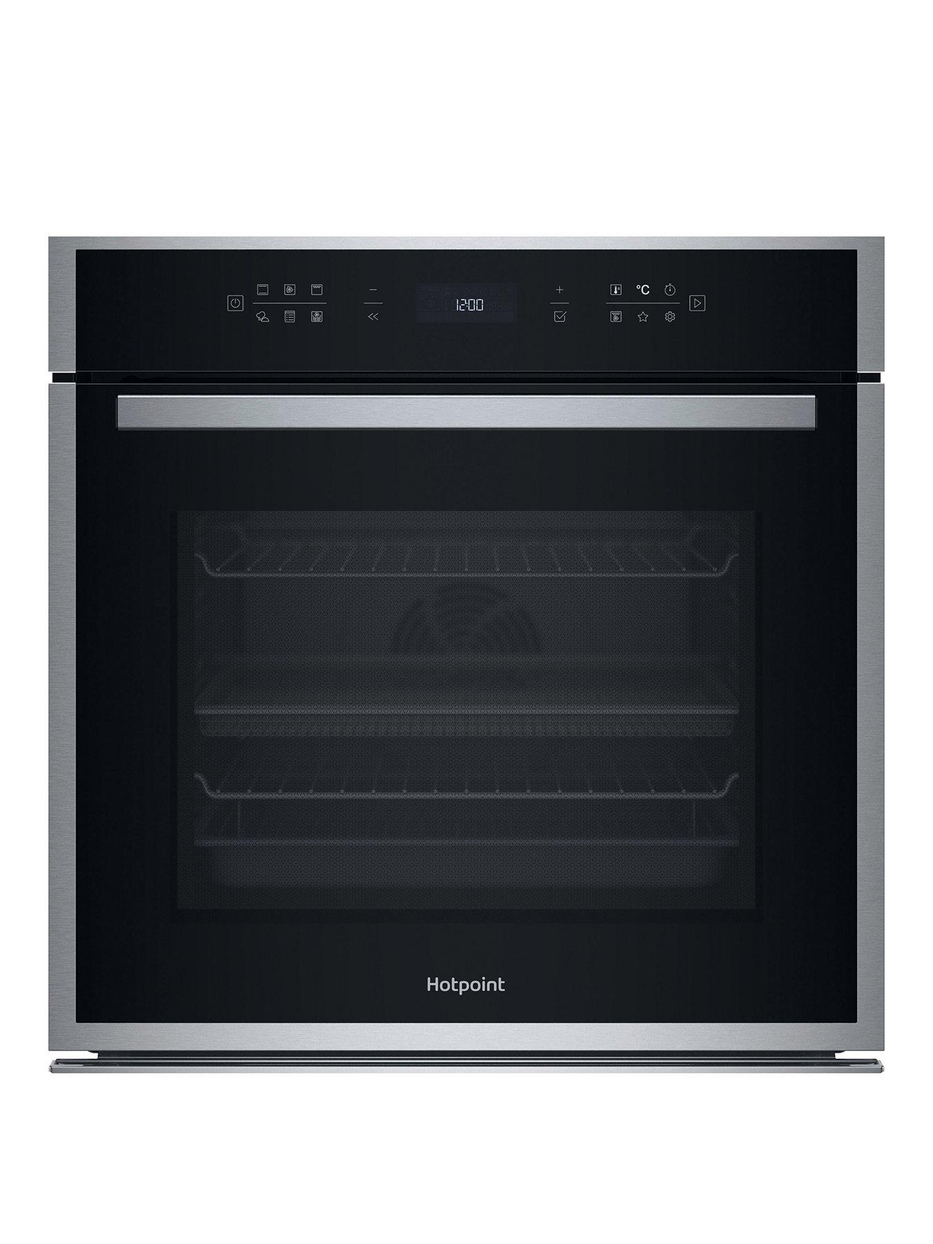 undefined Hotpoint Class 6 ActiveMultiflow HOI68CT0SXUK Electric Single Fan Oven with Air Fry and GentleSteam - Stainless Steel