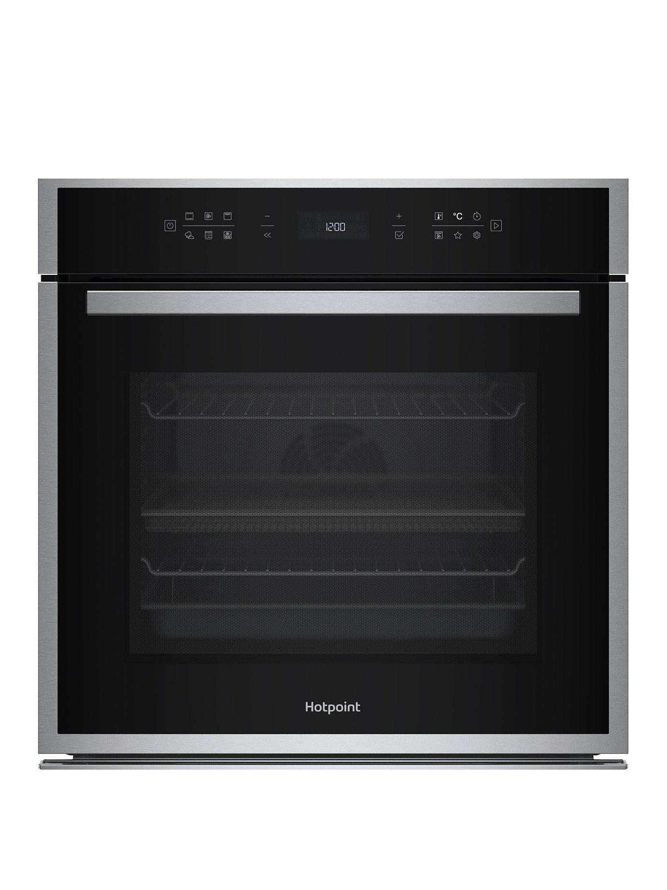 Image 1 of 7 of Hotpoint Class 6 ActiveMultiflow HOI68CT0SXUK Electric Single Fan Oven with Air Fry and GentleSteam - Stainless Steel