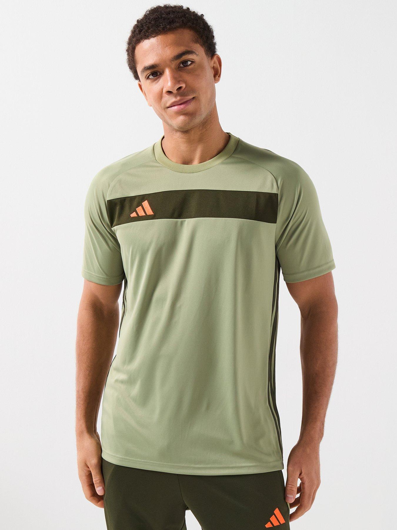adidas Mens Tiro Essentials Jersey T- Shirt - Green