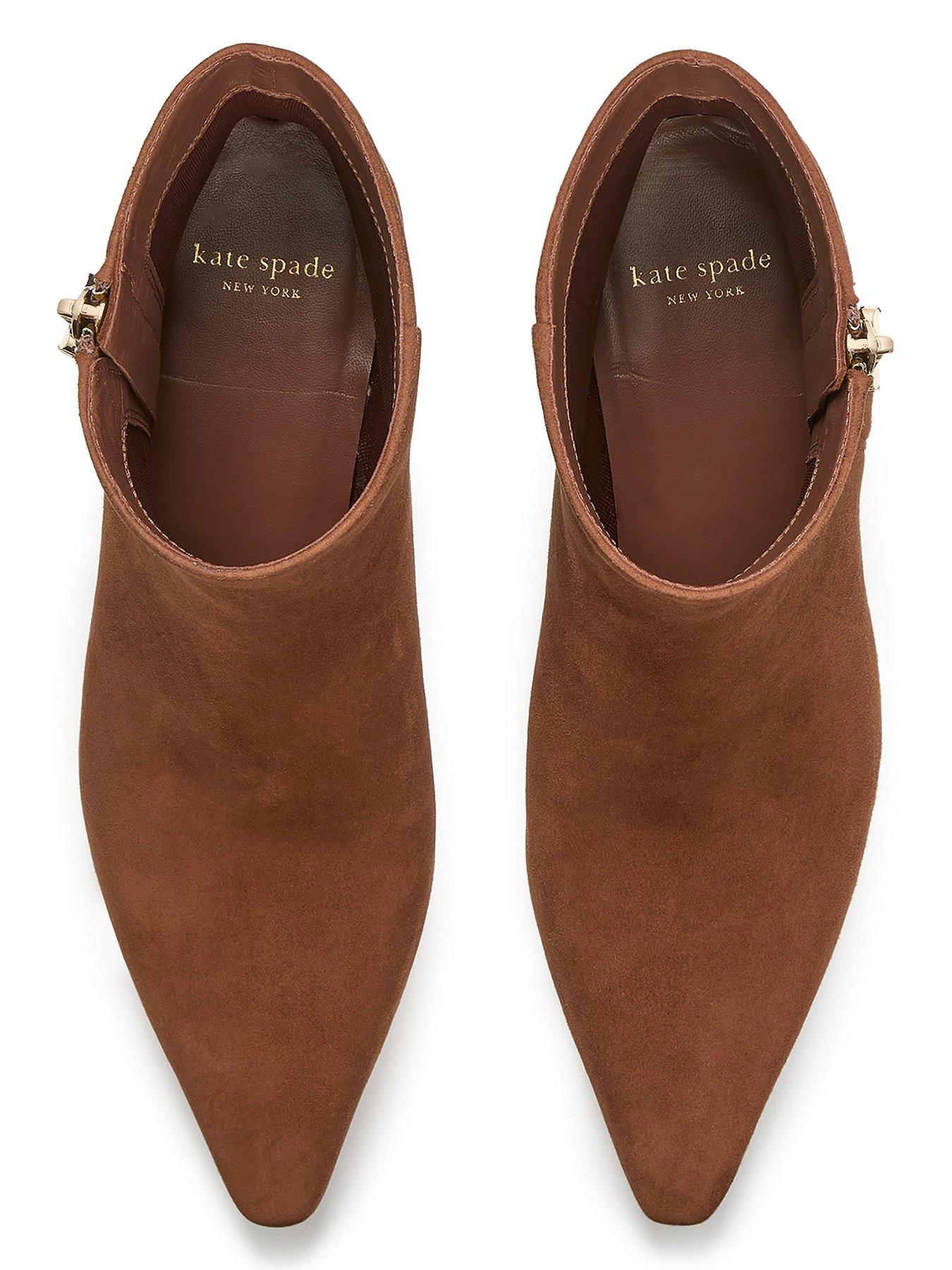 Image 3 of 3 of Kate Spade New York Adele Suede Bootie - Brown