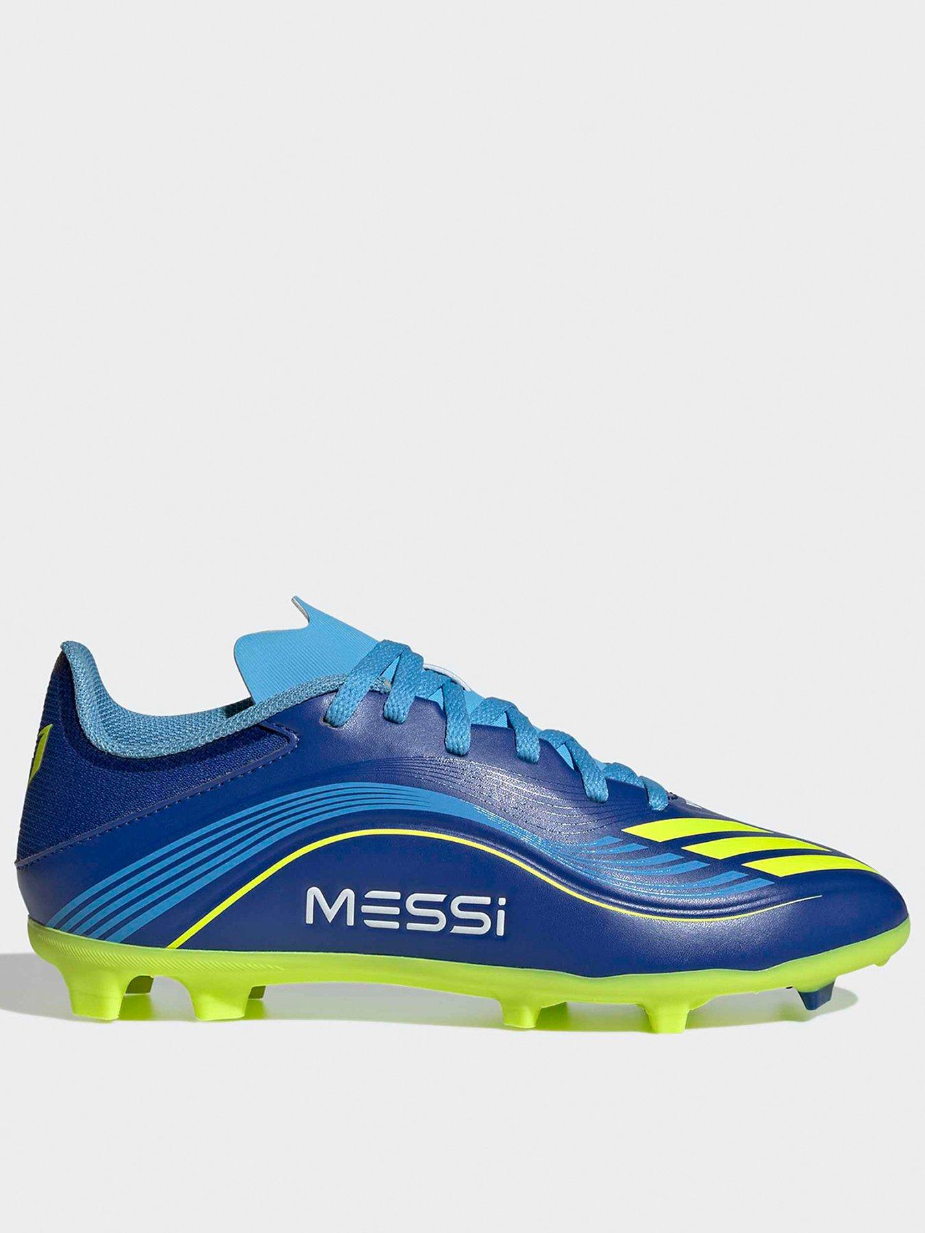 Adidas Junior F50 Messi League Firm Ground Football Boots - Blue