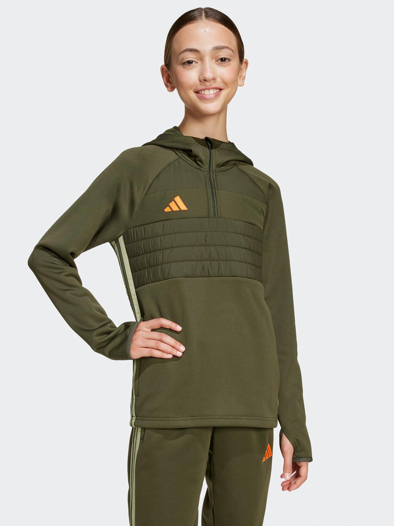 adidas Junior Tiro Essentials Hoodie - Green