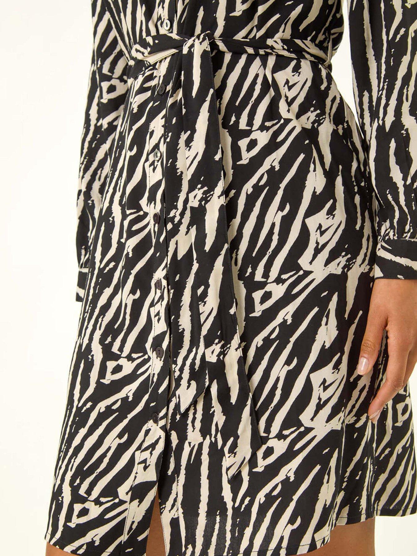 Animal Print Tie Waist Dress main image 0