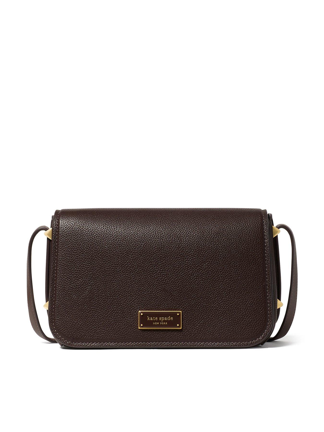 Kate Spade New York Liv Pebbled Leather Crossbody - Brown