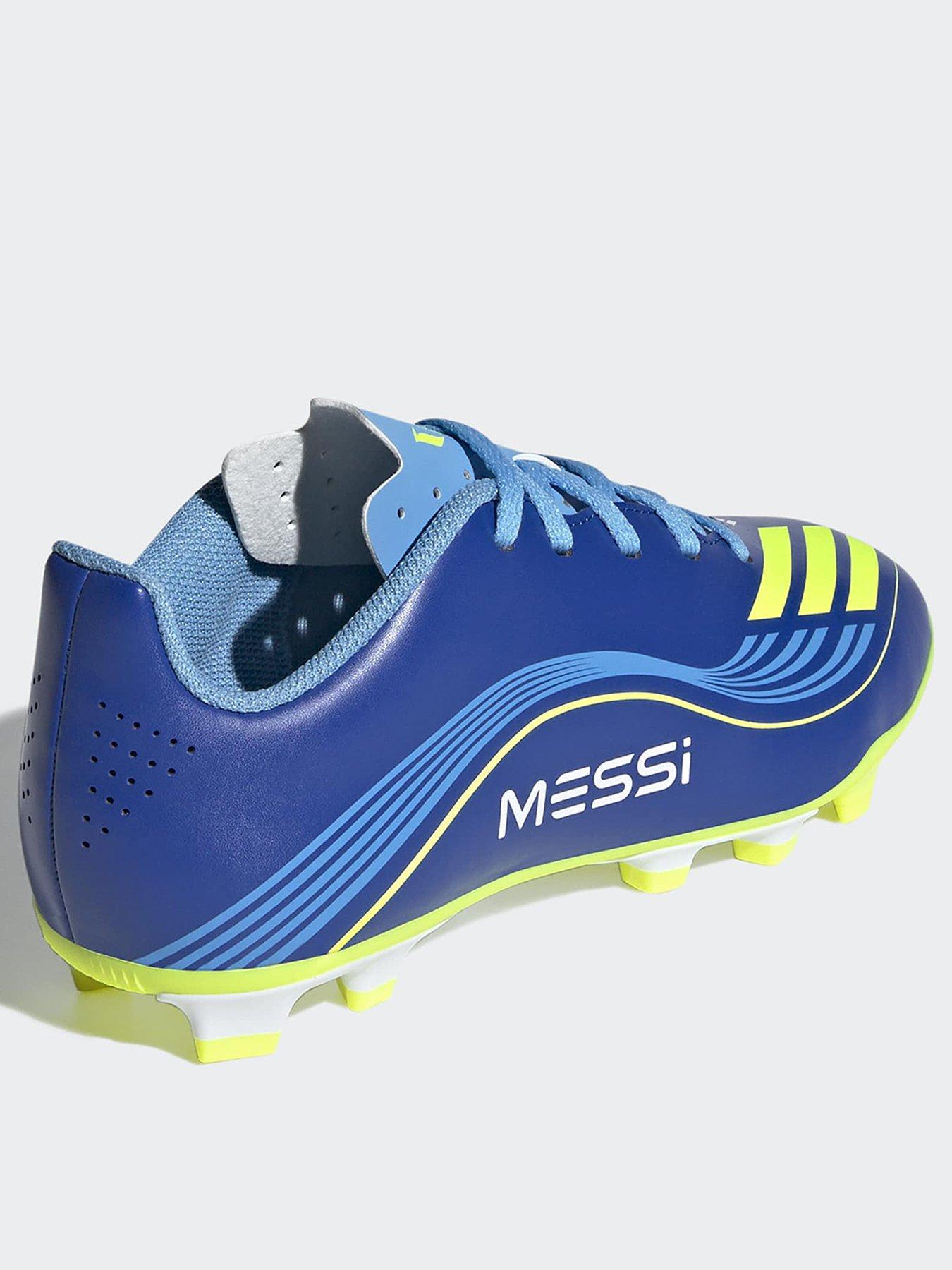 Image 3 of 6 of adidas Junior F50 Messi Club Firm Ground Football Boots - Blue