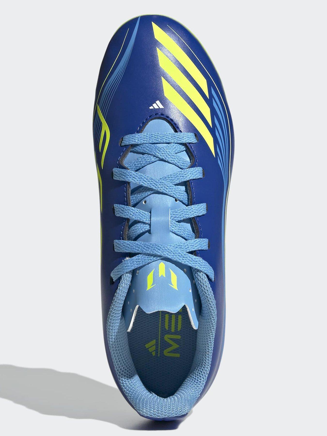 Image 4 of 6 of adidas Junior F50 Messi Club Firm Ground Football Boots - Blue