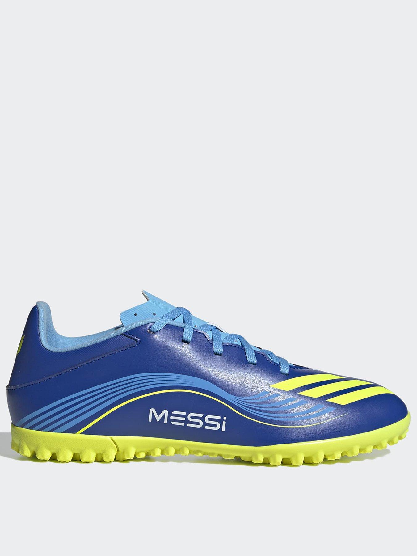 Adidas Mens F50 Messi Club Astro Turf Football Boots - Blue