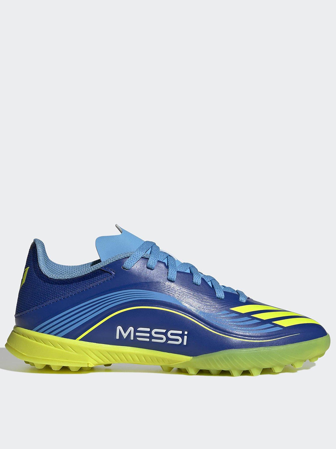 Adidas Junior F50 Messi League Astro Turf Football Boots - Blue